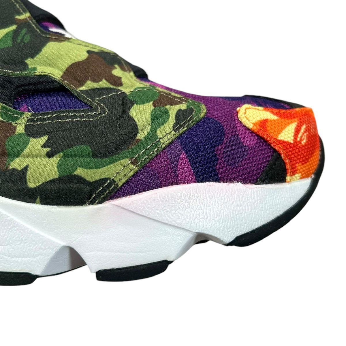 camo aape x reebok pump fury