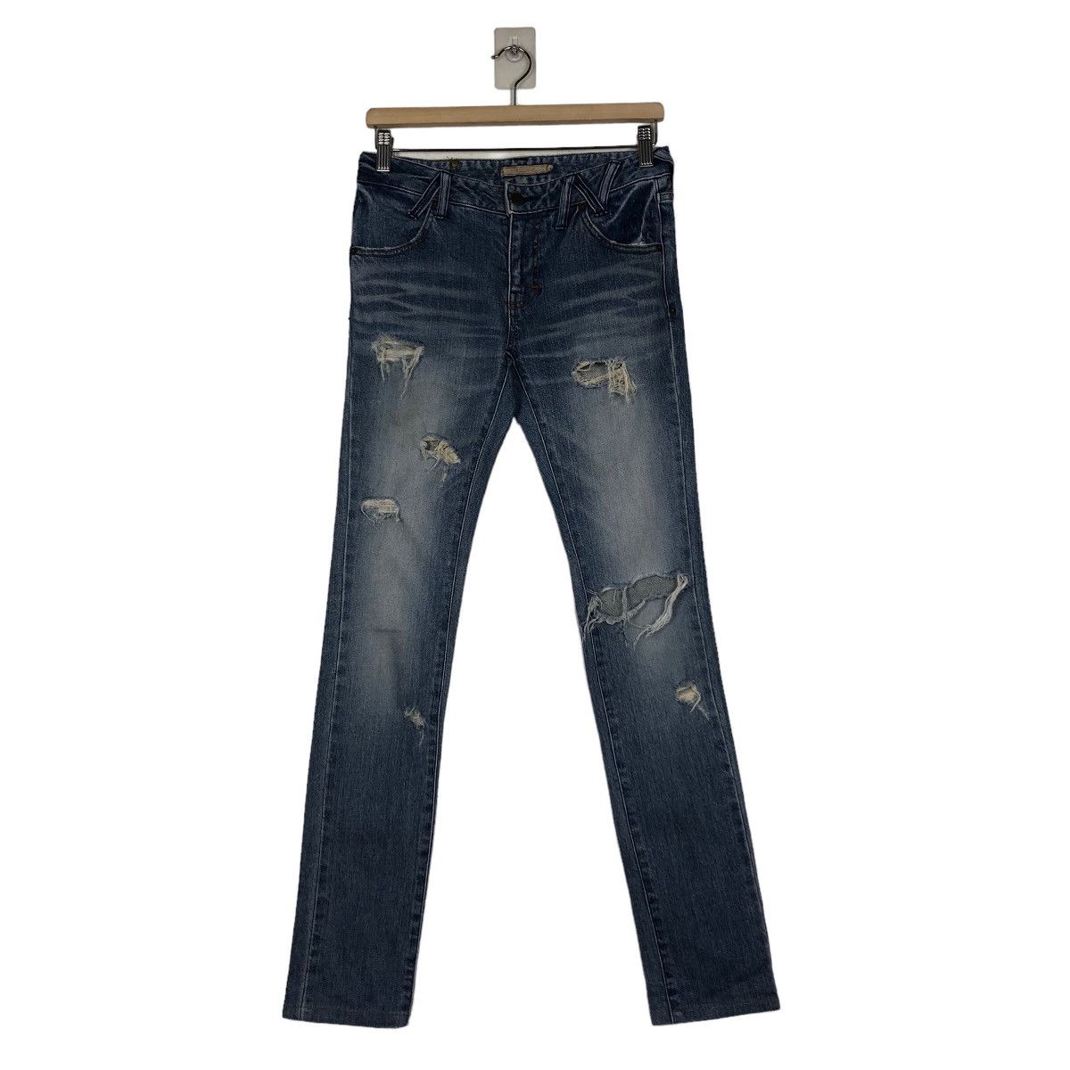Hysteric Glamour 🔥SKINY CUT FLARE DENIM JEANS TORNADO MART JAPAN MADE Size US 28 / EU 44 - 1 Thumbnail