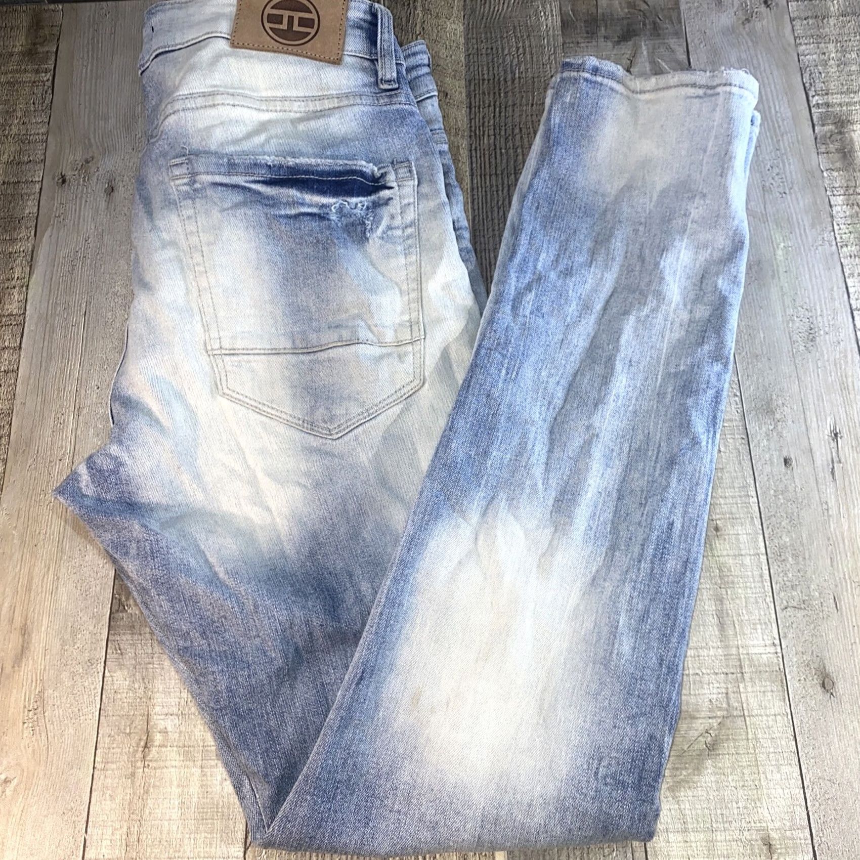 Jordan Craig Jordan Craig Jeans Size 32x32 Stone Wash White Front Zipper Straight Men Regular Inseam 32 All White Legacy Edition 40x32 Size US 32 / EU 48 - 3 Thumbnail