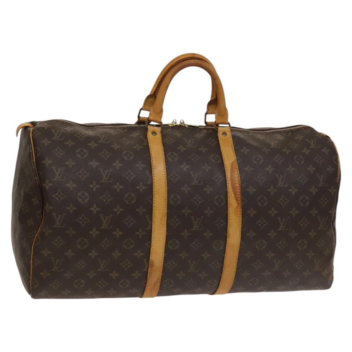Louis Vuitton LOUIS VUITTON Monogram Keepall 55 Boston Bag M41424 Size ONE SIZE - 1 Thumbnail