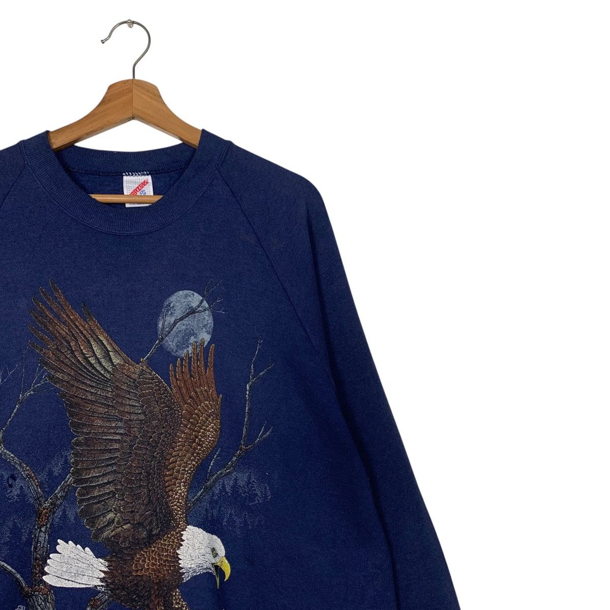 Vintage 90’s JERZEES Usa THE EAGLE Graphics Sweatshirt #3543-C162 Size US XXL / EU 58 / 5 - 4 Thumbnail