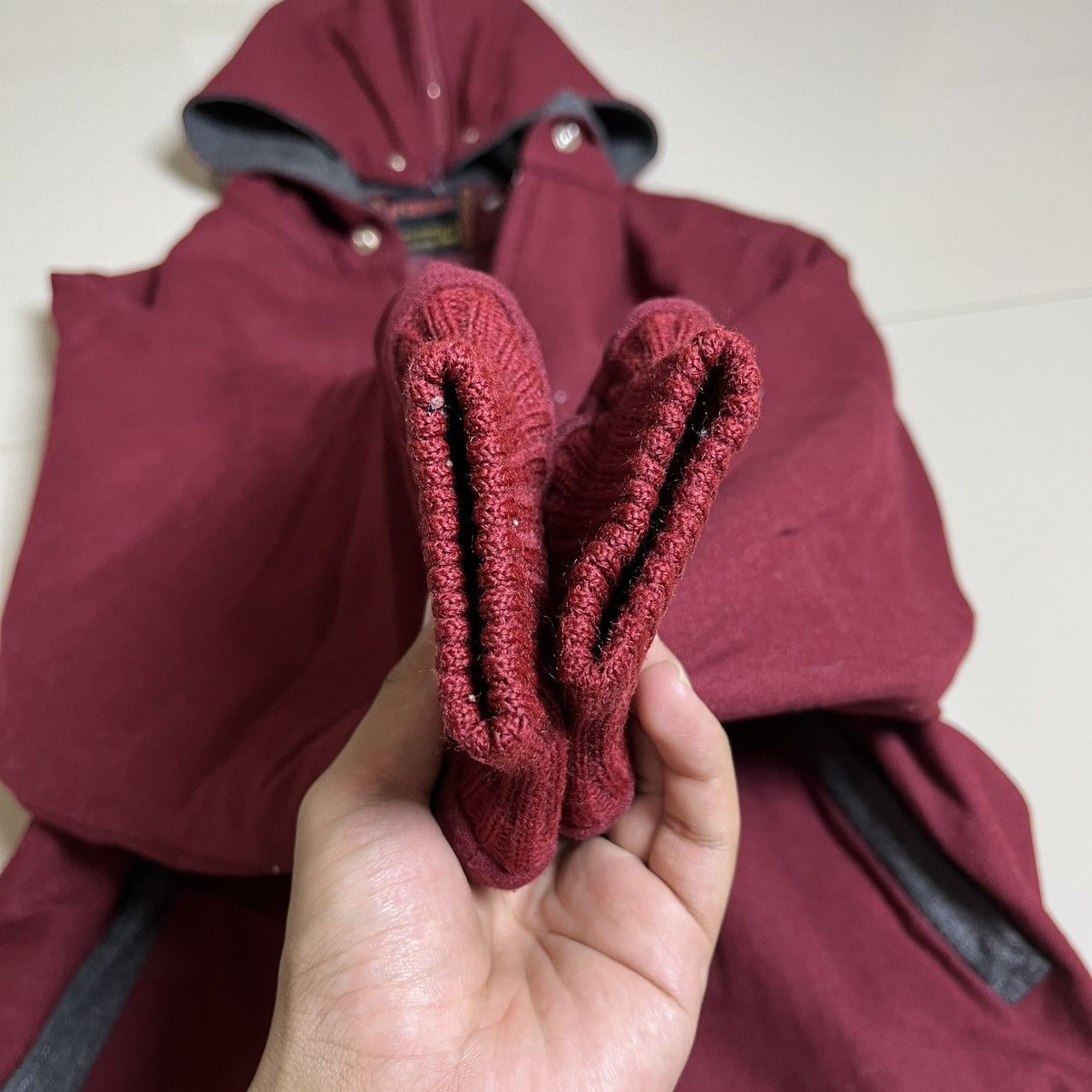 McGregor McGregor Crest Patch Maroon Hooded Jacket Japan Ivy Style Size US L / EU 52-54 / 3 - 11 Thumbnail