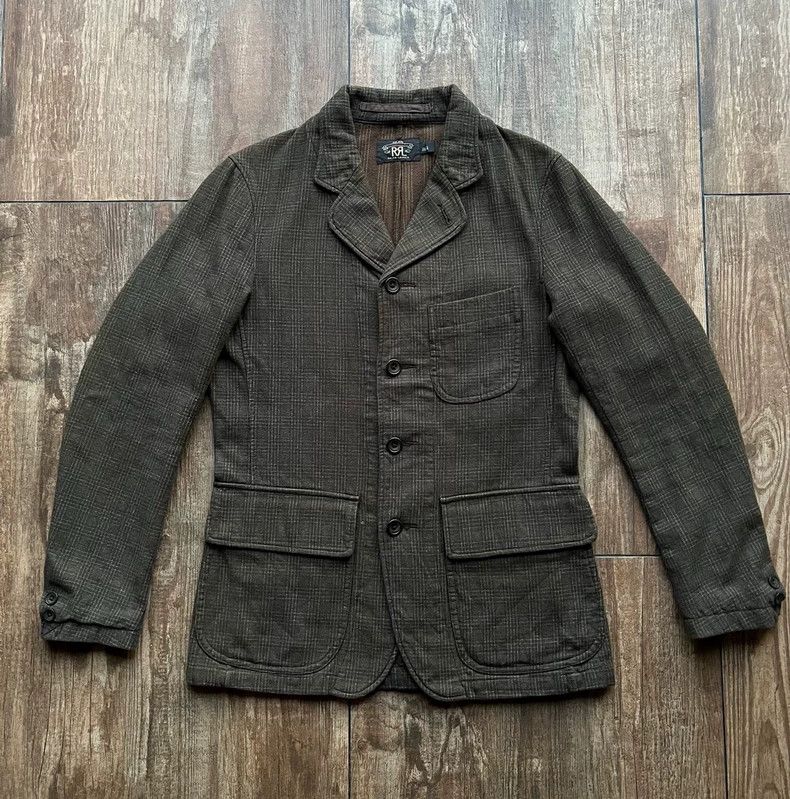RRL Ralph Lauren RRL Ralph Lauren Old plaid three piece jacket with double Size 46S - 2 Thumbnail