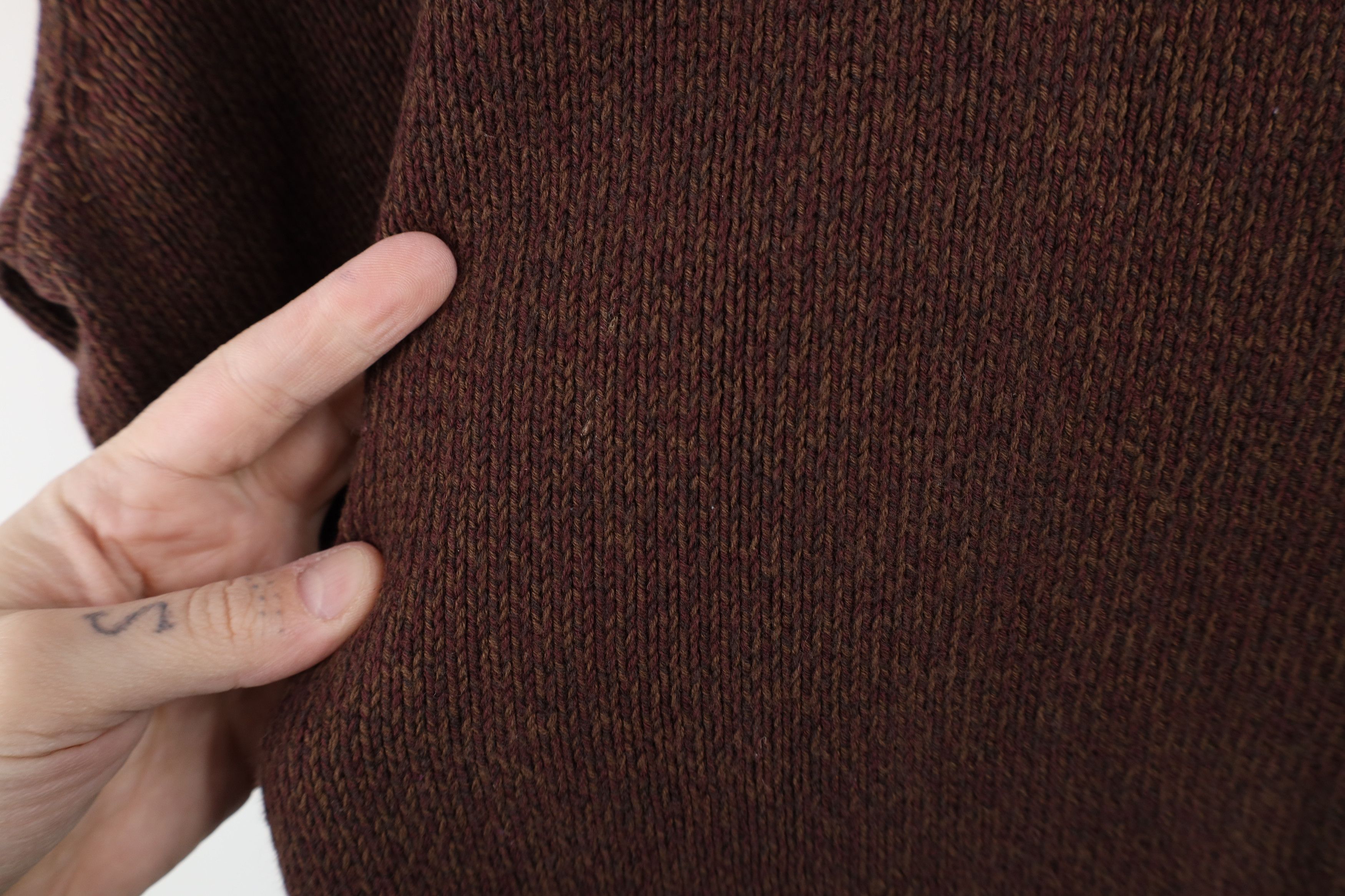 Eddie Bauer × Vintage Vintage Eddie Bauer Ribbed Knit Crewneck Sweater Brown Size US XL / EU 56 / 4 - 5 Thumbnail