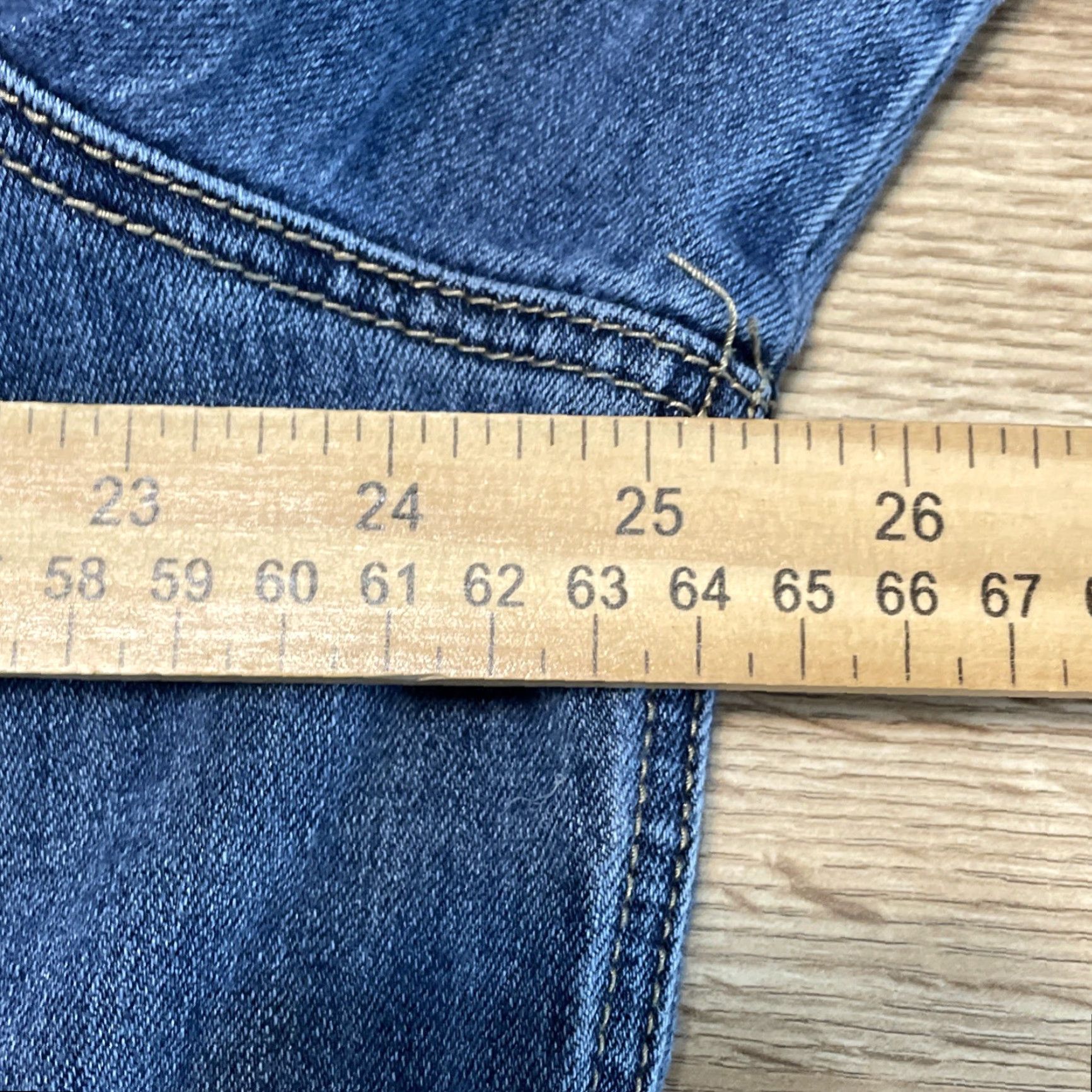 Vintage MAURICES Women's Denim Jacket Size 3 Blue Cotton Blend Regular Size XS / US 0-2 / IT 36-38 - 7 Thumbnail