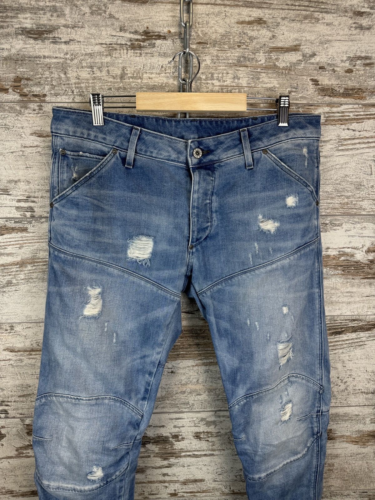 G-Star Mens G Star Raw 5620 3D LOW TAPERED jeans cargo pants denim Size US 34 / EU 50 - 3 Thumbnail