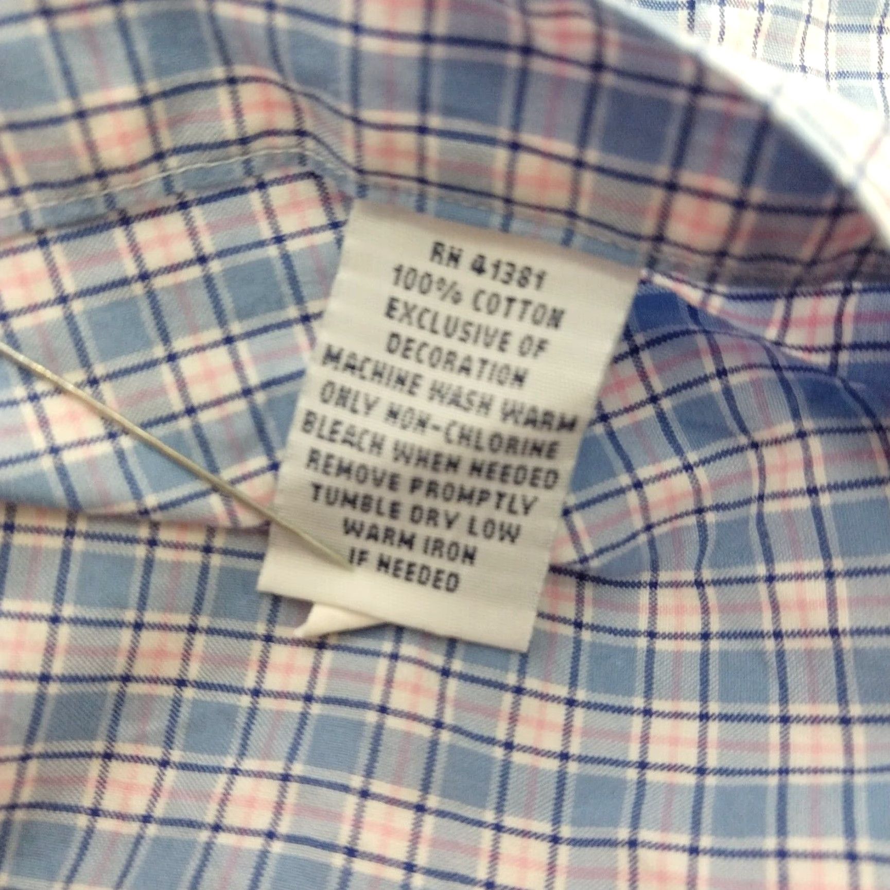 Ralph Lauren Ralph Lauren Shirt Mens Large Blue Stripe Button Up Long Sleeve Size US L / EU 52-54 / 3 - 7 Thumbnail