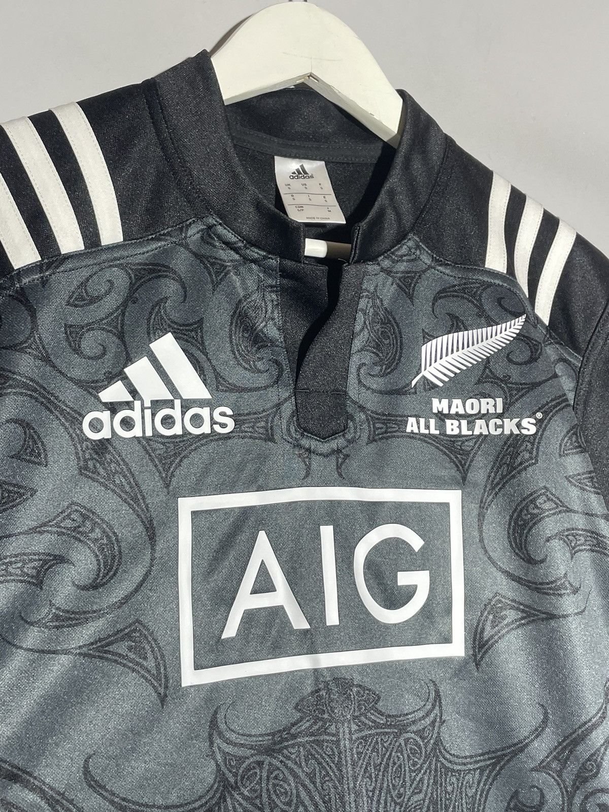 Adidas All Black New Zealand Adidas Maori Rugby Jersey Size US S / EU 44-46 / 1 - 3 Thumbnail
