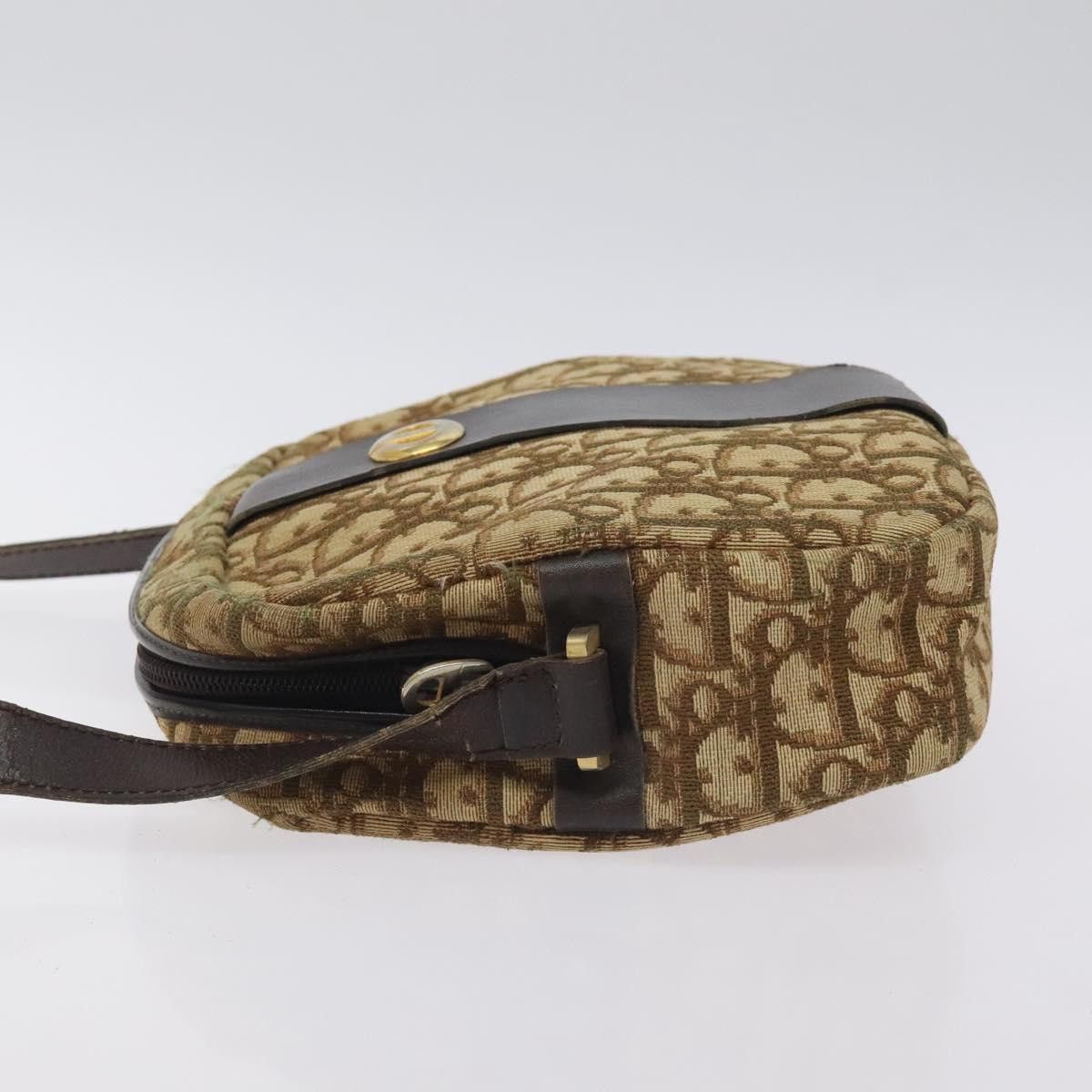 Dior DIOR Trotter Canvas Shoulder Bag Brown Gold Size ONE SIZE - 5 Thumbnail