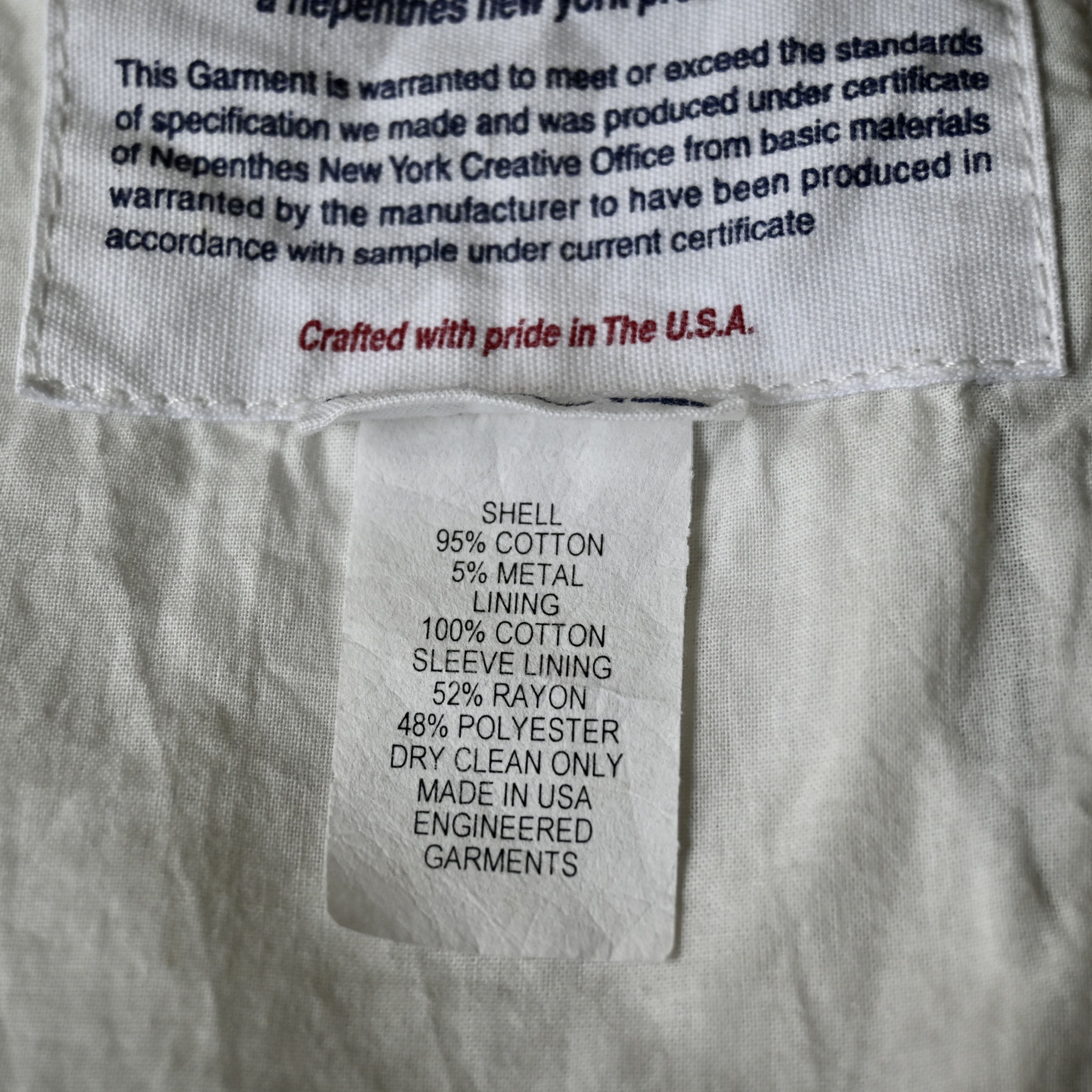 Engineered Garments Vintage Engineered Garments Andover Jacket, wrinkle washed Size US M / EU 48-50 / 2 - 12 Thumbnail