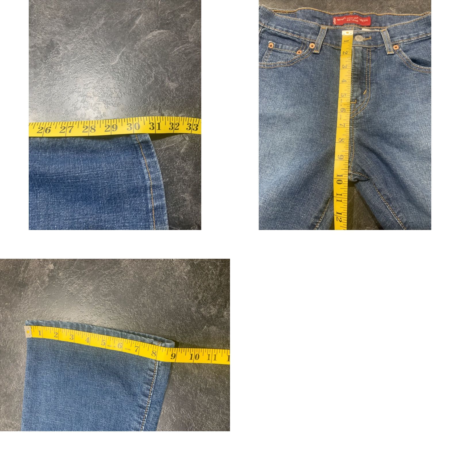 Mismo VINTAGE Levi's Women's Boot Cut Jeans Blue 30 Low Rise USA Style Size 30" / US 8 / IT 44 - 8 Thumbnail