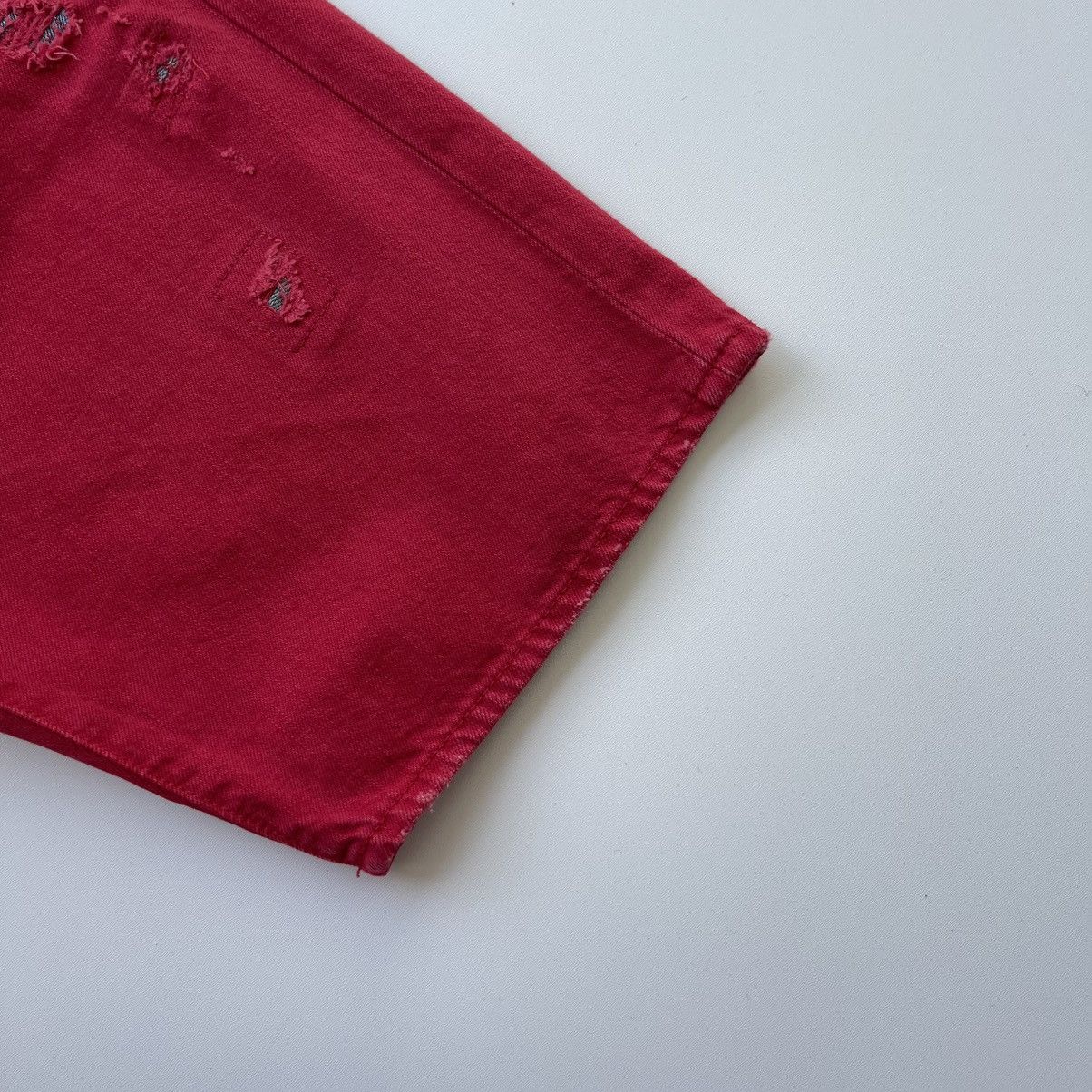 Denim & Supply Ralph Lauren × Polo Ralph Lauren × Ralph Lauren Ralph Lauren Denim & Supply Distressed Denim Slim Fit Shorts Size US 36 / EU 52 - 5 Thumbnail