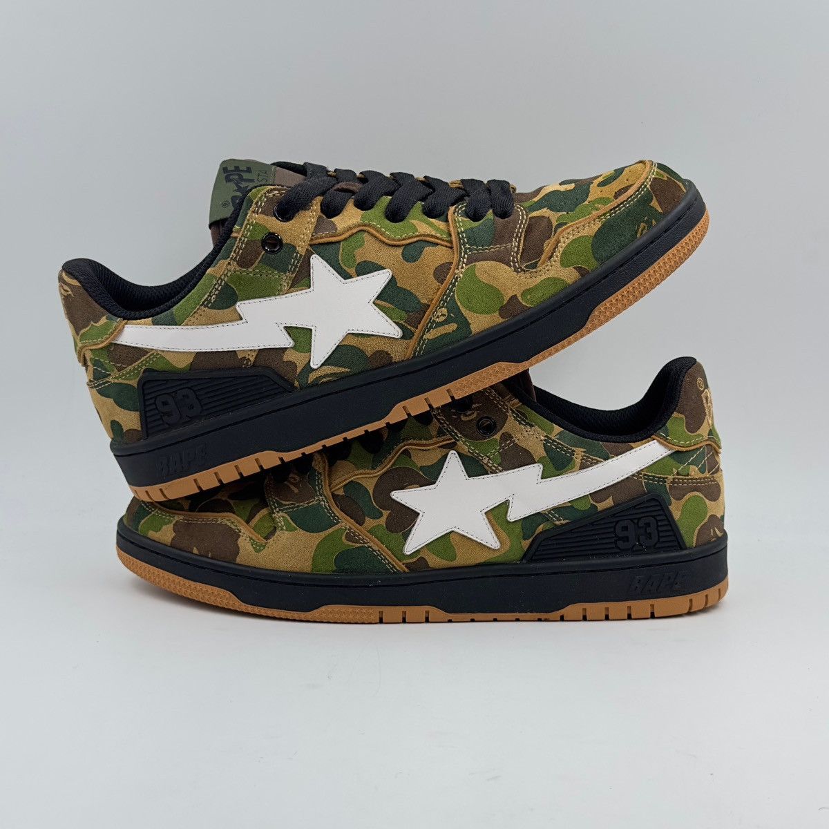 Bape A Bathing Ape Bape SK8STA ABC Camo Green 2022 Size US 9 / EU 42 - 5 Thumbnail