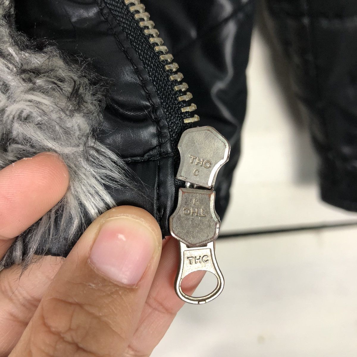 Japanese Brand 📌Vintage Light Puffer Jacket Spinash Mink Fur Hoodie Size US L / EU 52-54 / 3 - 19 Thumbnail
