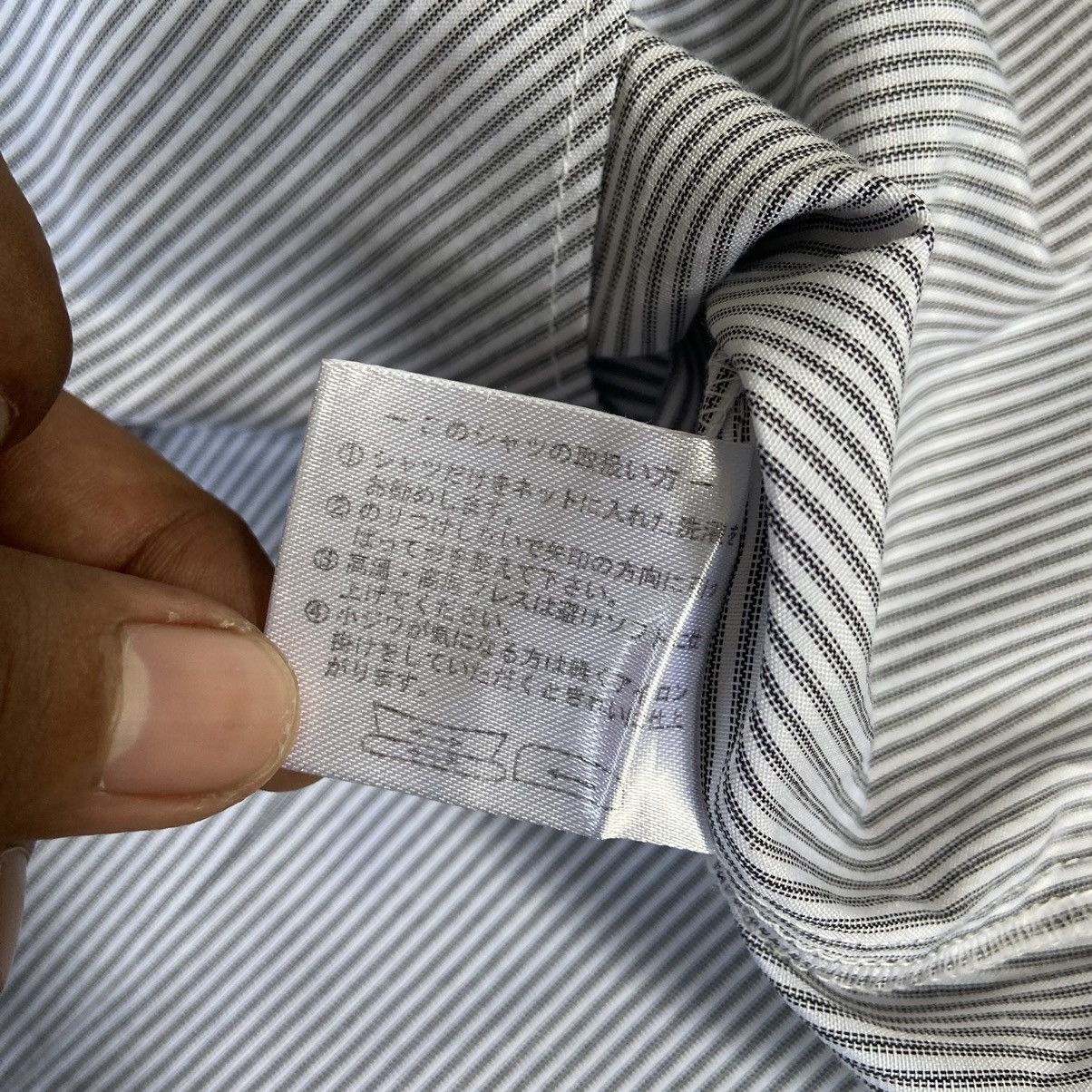Yohji Yamamoto Sacsny by Yohji Yamamoto Stripe Long Sleeve Button Up Shirt Size US XL / EU 56 / 4 - 4 Thumbnail