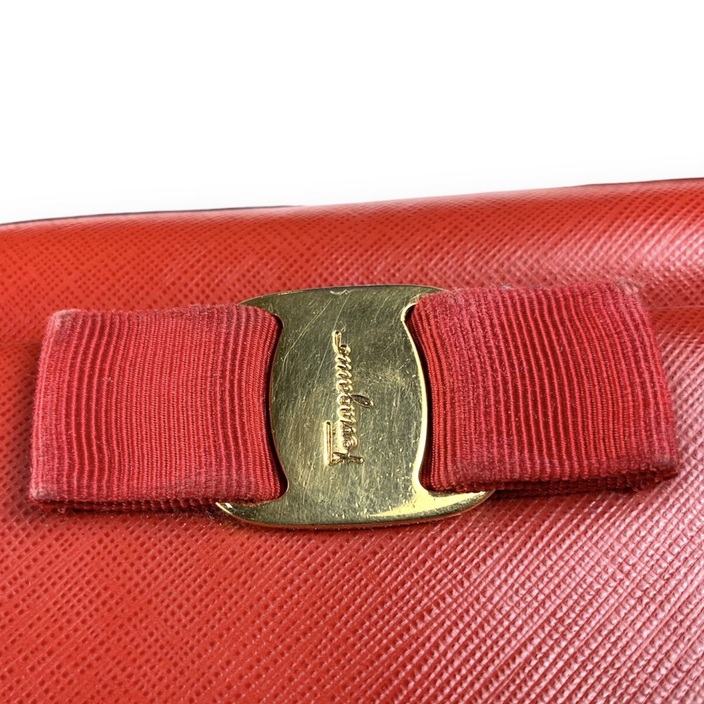 Salvatore Ferragamo Salvatore Ferragamo - red leather clutch Size ONE SIZE - 5 Thumbnail