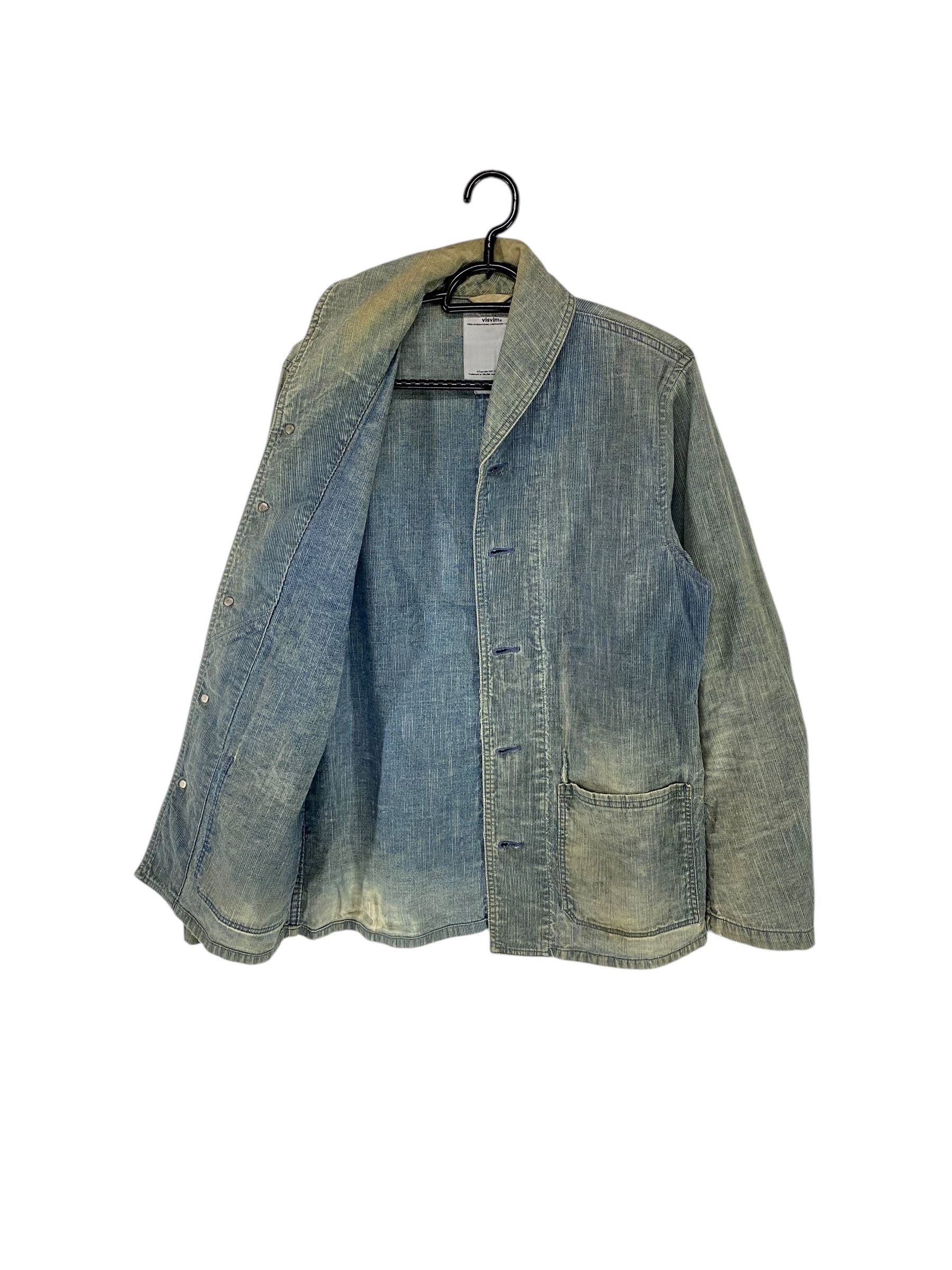 Visvim Visvim shawl collar distressed USN chore jacket Size US S / EU 44-46 / 1 - 3 Thumbnail