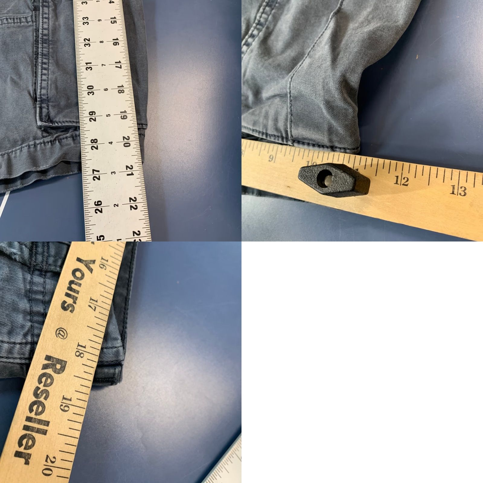 American Eagle Outfitters American Eagle Outfitters Cargo Shorts Mens 34 Faded Blue Next Level Stretch Military 36x11 Size US 34 / EU 50 - 9 Thumbnail