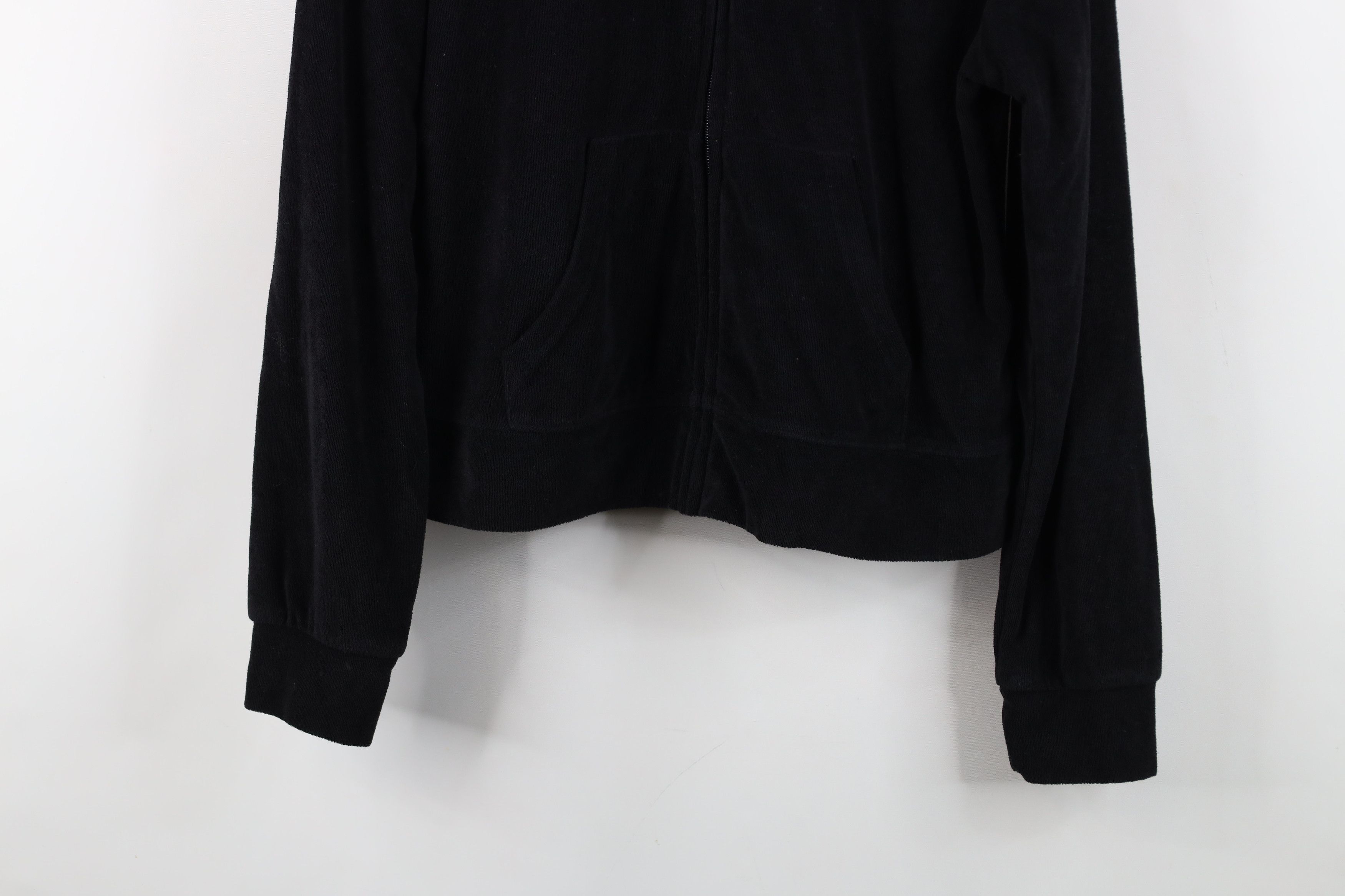Juicy Couture Vintage Y2K Juicy Couture Babydoll Terry Cloth Hoodie Black Size L / US 10 / IT 46 - 3 Thumbnail