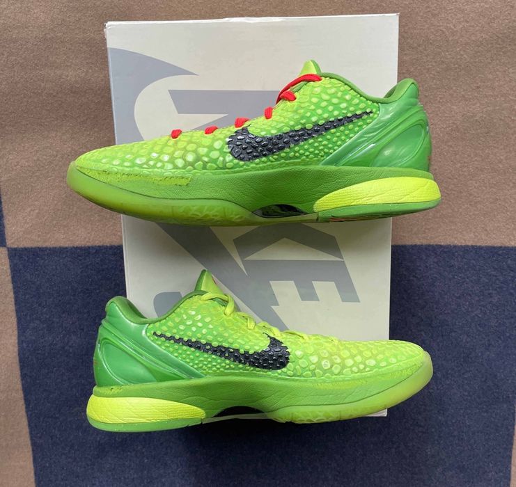 Nike Size 7.5 - Nike Zoom Kobe 6 Protro Low Grinch Yellow | Grailed