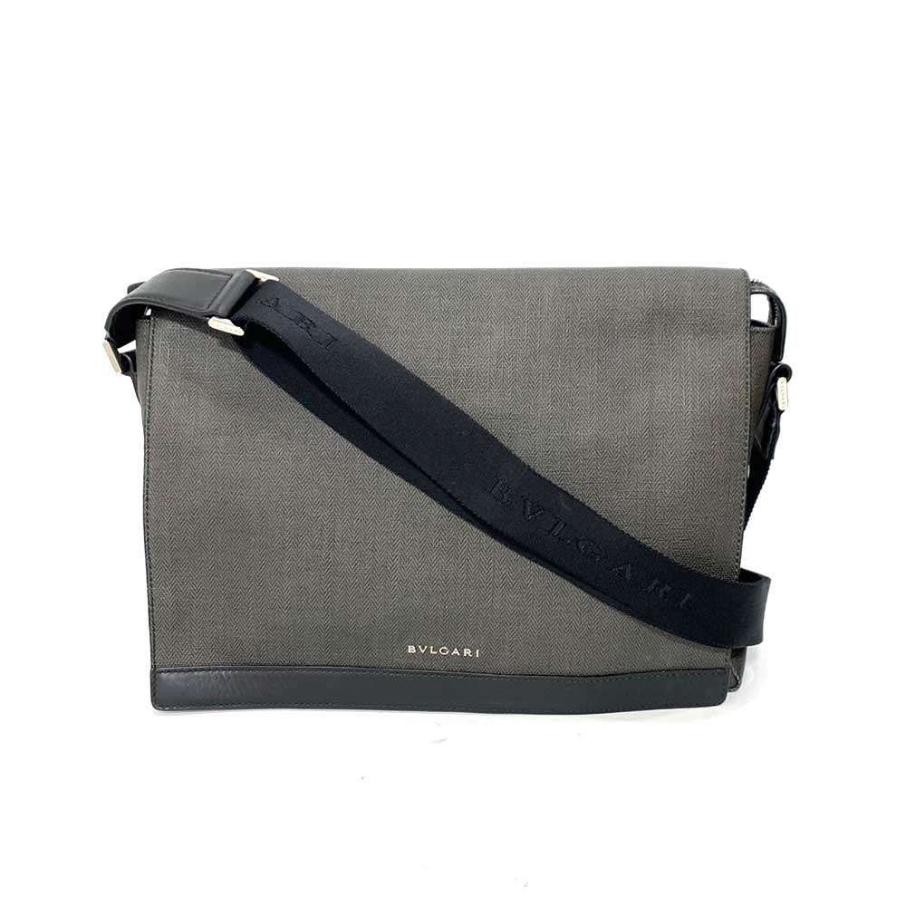 Bvlgari Bvlgari Bvlgari Weekend PVC Leather Shoulder Bag Canvas Crossbody Bag 32455 Size ONE SIZE - 1 Thumbnail