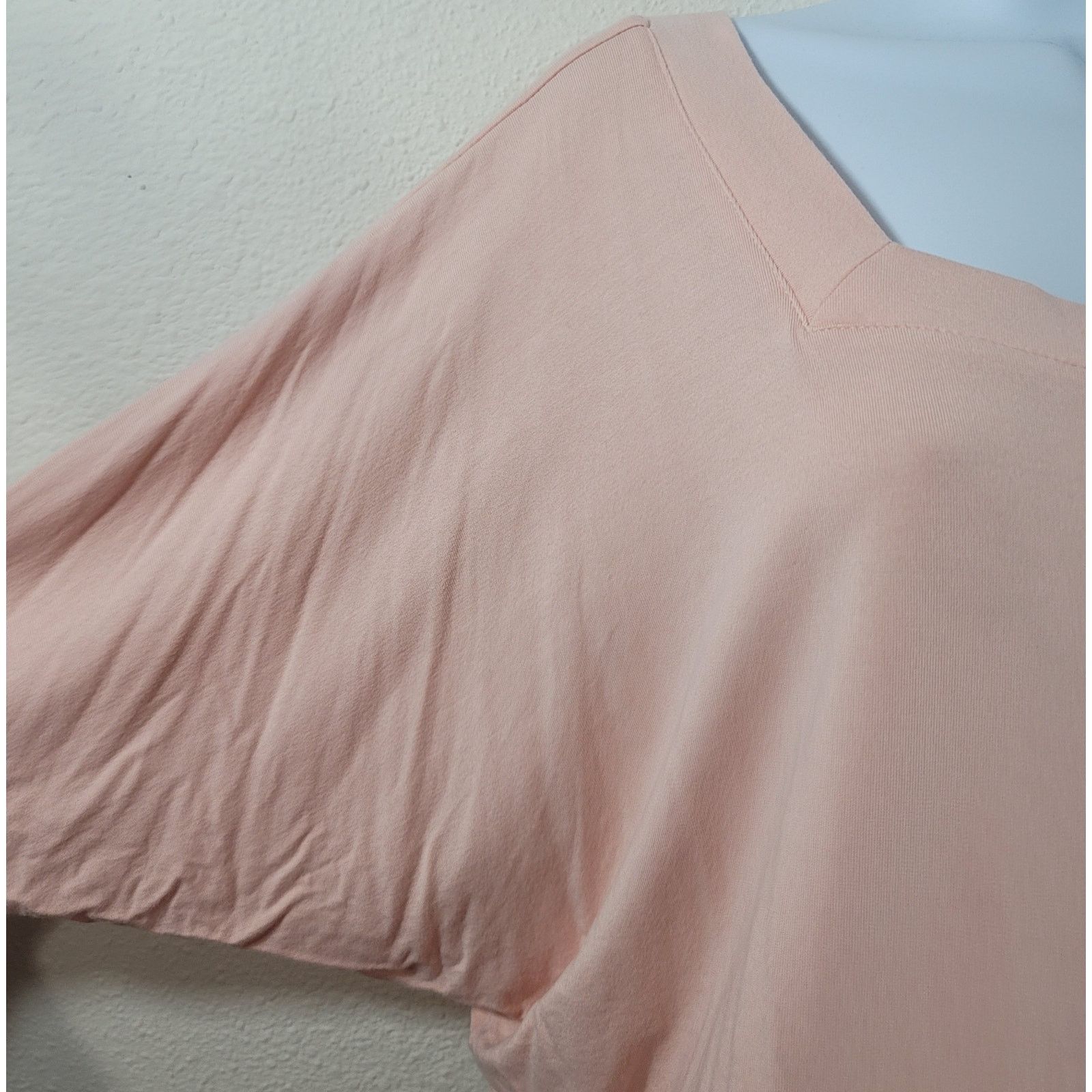 Chicos Chico's Pink Salmon Square Neck Dolman Sleeve Top 1 Medium Size M / US 6-8 / IT 42-44 - 7 Thumbnail