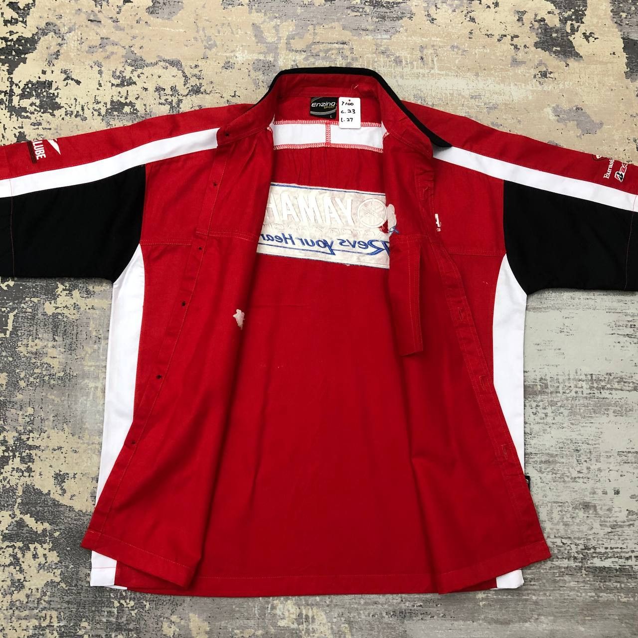 Yamaha T100 YAMAHA FACTORY RACING x ENEOS ENZINO SHIRTS Size US L / EU 52-54 / 3 - 5 Thumbnail