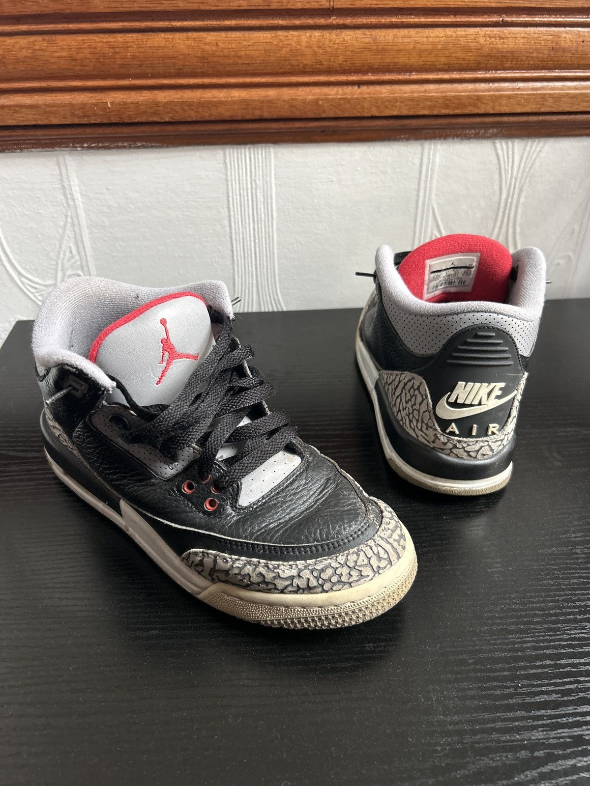 Jordan Brand × Nike JORDAN 3 RETRO OG BLACK CEMENT Size US 6.5 / EU 39-40 - 1 Thumbnail