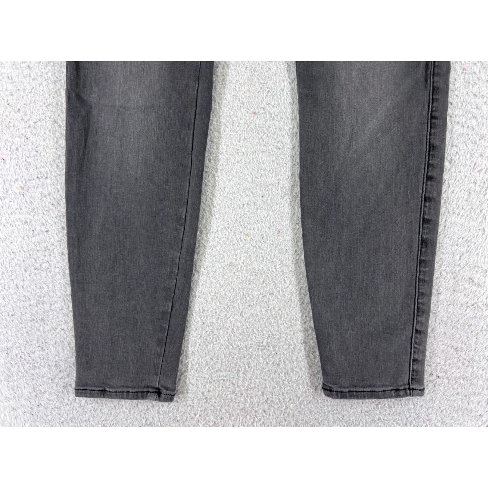 Lucky Brand Lucky Brand Jeans Womens Black Denim Skinny 3 26x25 Regular Inseam 25in 5-Pocket Stretch Comfort Mid Rise Tapered Ankle Uni-Fit Molel: Lucky Brand Size 26" / US 2 / IT 38 - 2 Thumbnail