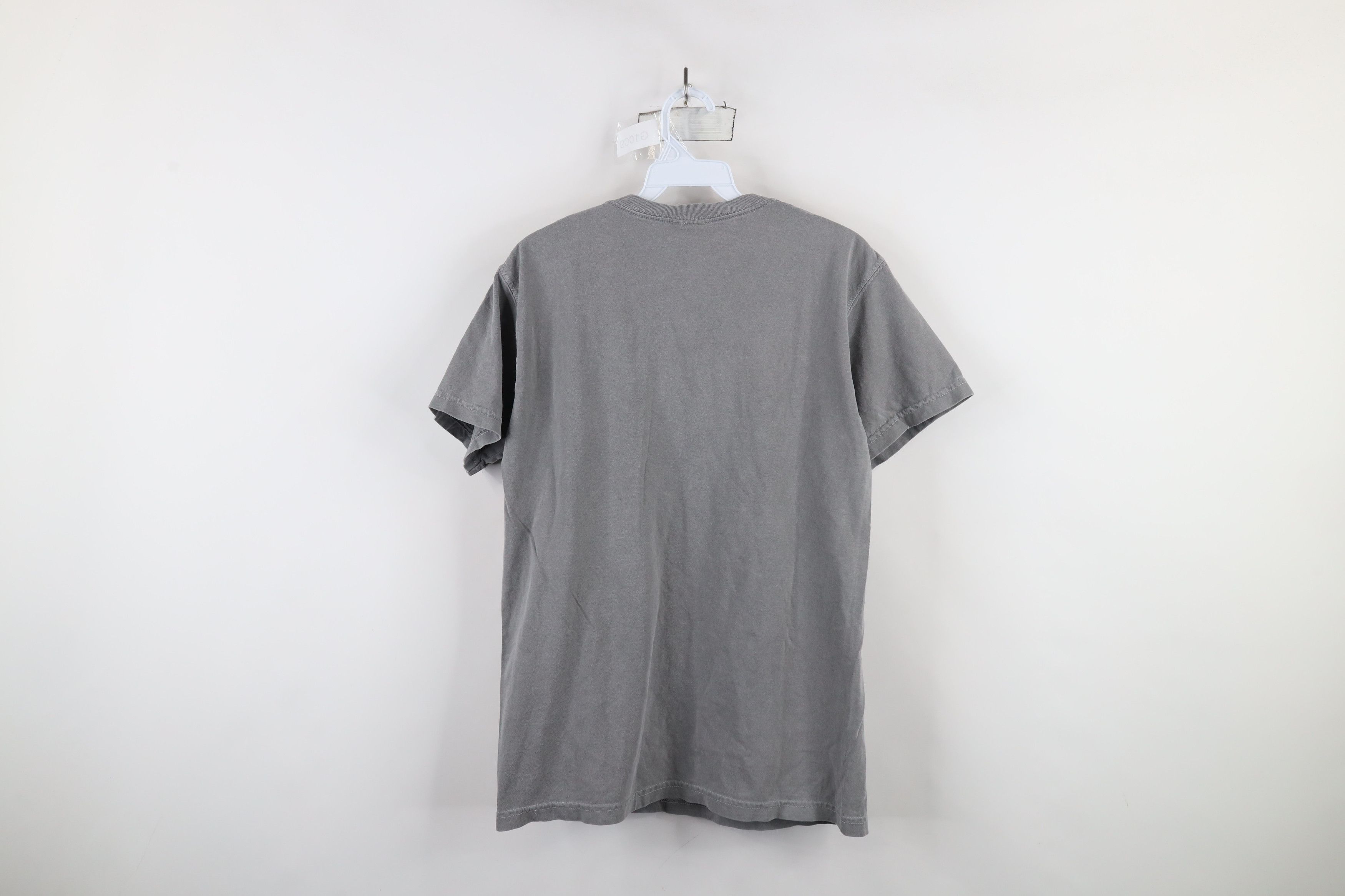 Vintage Vintage 90s Y2K Streetwear Heavy Garment Dye T-Shirt Gray Size US S / EU 44-46 / 1 - 8 Thumbnail