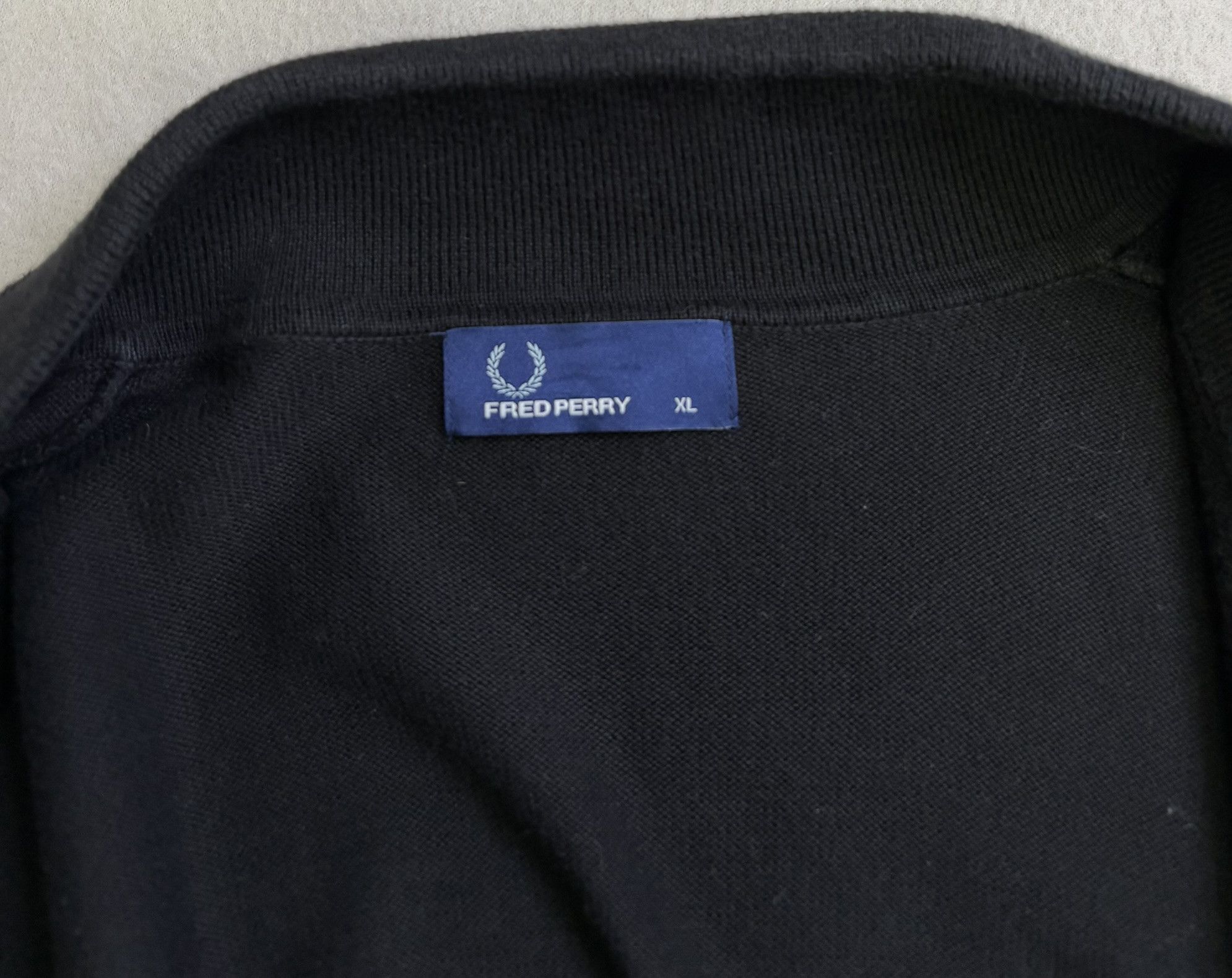 Fred Perry Fred Perry Black Cardigan Size XL Size US XL / EU 56 / 4 - 12 Thumbnail