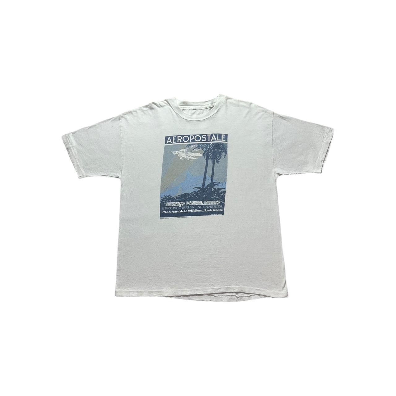 Aeropostale × Vintage Vintage Aeropostale Plane Museum T-Shirt Size US L / EU 52-54 / 3 - 1 Thumbnail