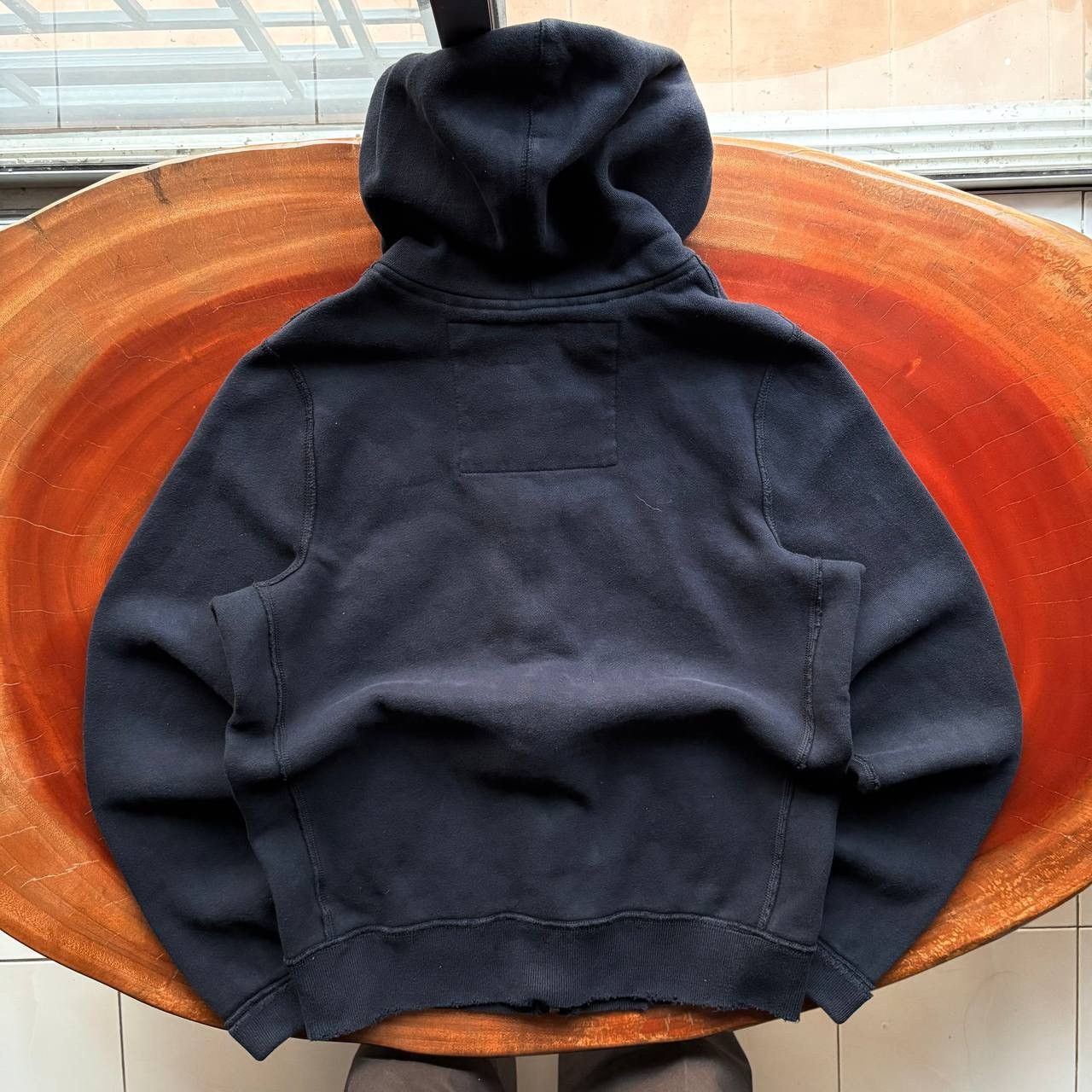 Abercrombie & Fitch Vintage Abercrombie & Fitch Full Zip Distressed Black Hoodie Size US XXL / EU 58 / 5 - 2 Thumbnail