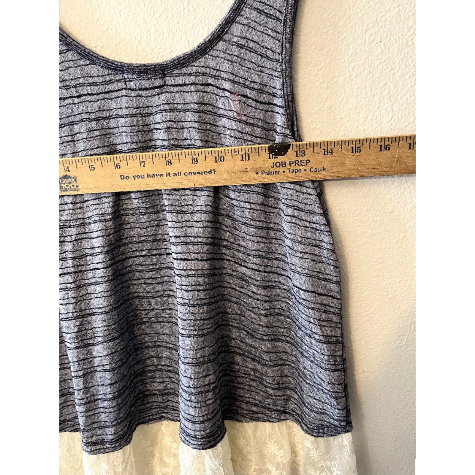 Vintage VINTAGE Eyeshadow Women's Tank Top Cami Med Soft Girl Y2K Cottagecore Blue Size M / US 6-8 / IT 42-44 - 4 Thumbnail