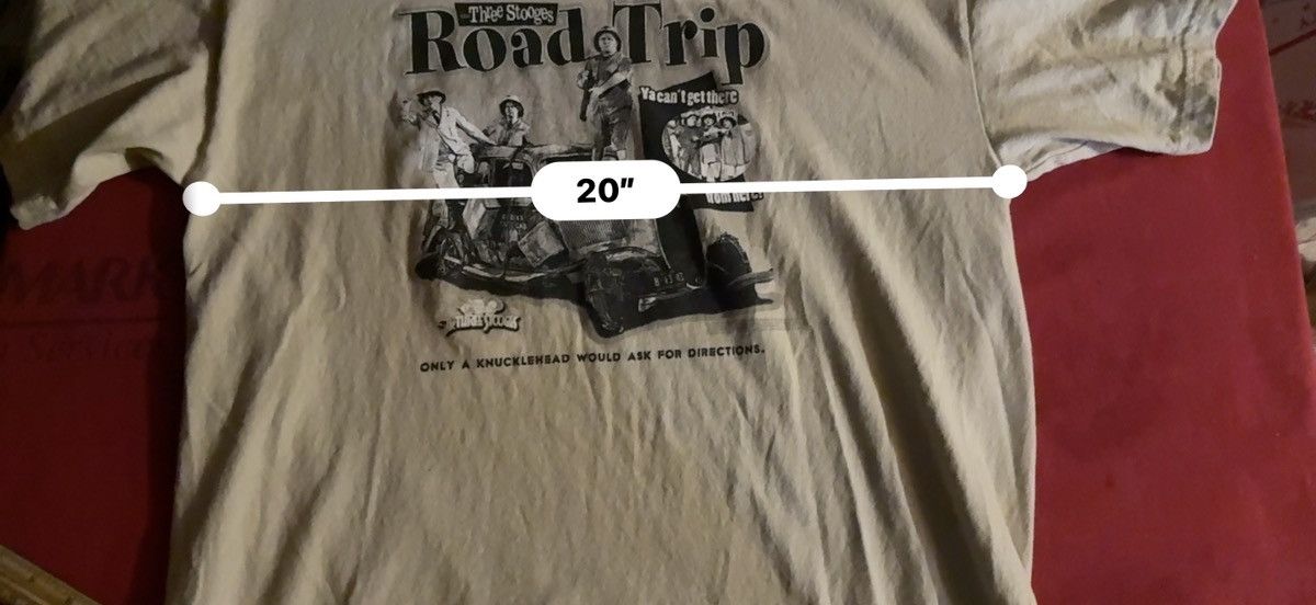 Gildan Vintage 2003 The Three Stooges "Road Trip" Graphic Tee Size US L / EU 52-54 / 3 - 3 Thumbnail