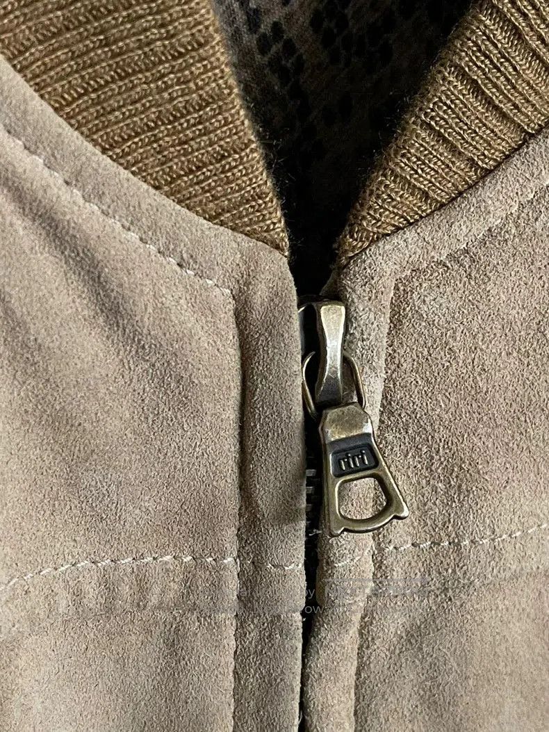 Dries Van Noten Dries Van Noten Suede Leather Jacket. Size US L / EU 52-54 / 3 - 6 Thumbnail