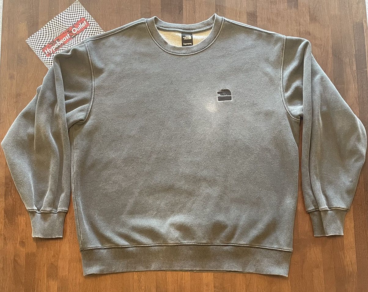 Supreme The newest North Face Pigment Printed Crewneck