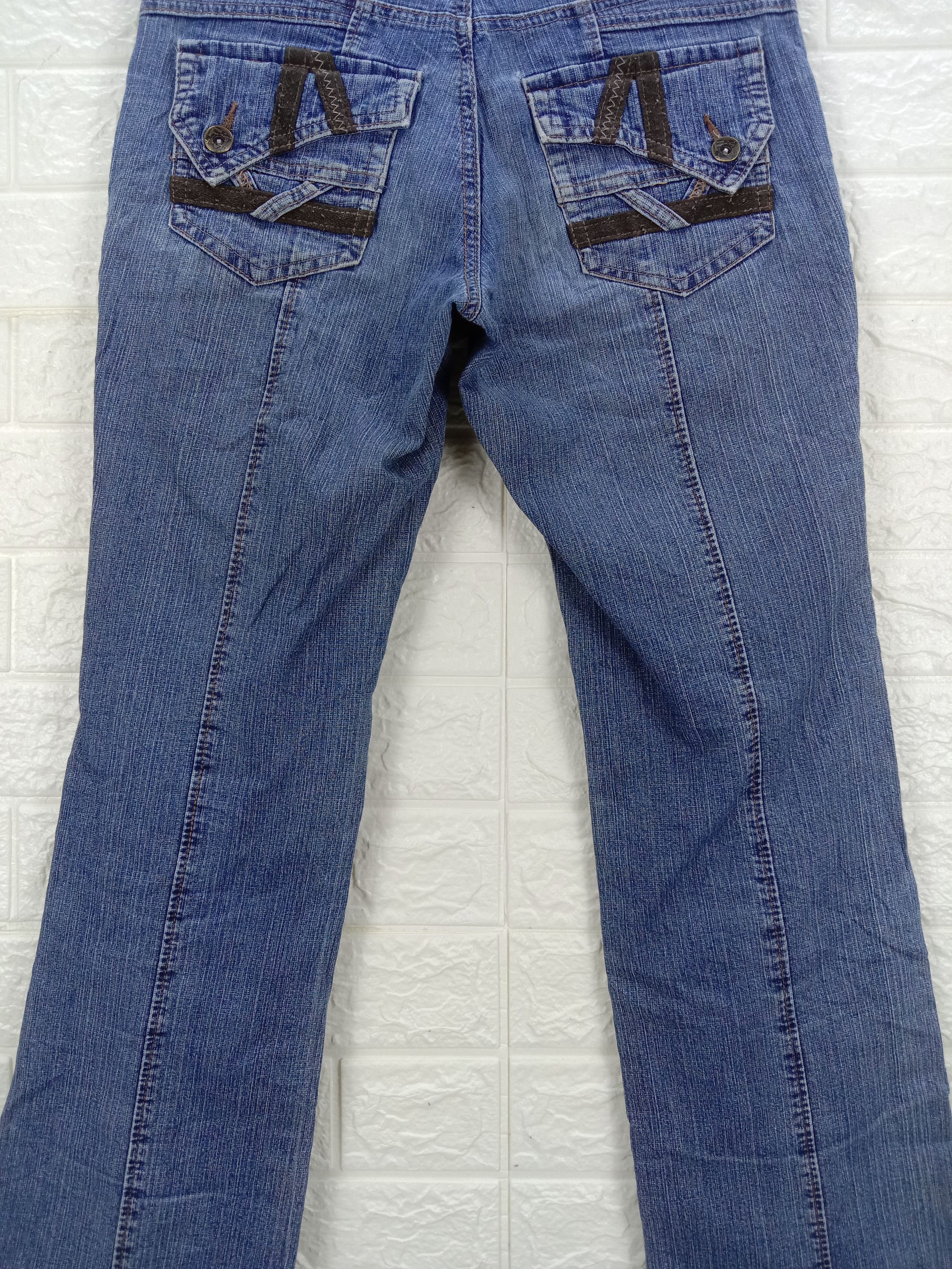 Japanese Brand Vintage Japanese Bush Flare Jeans Boot Cut Denim Size 28" / US 6 / IT 42 - 7 Thumbnail