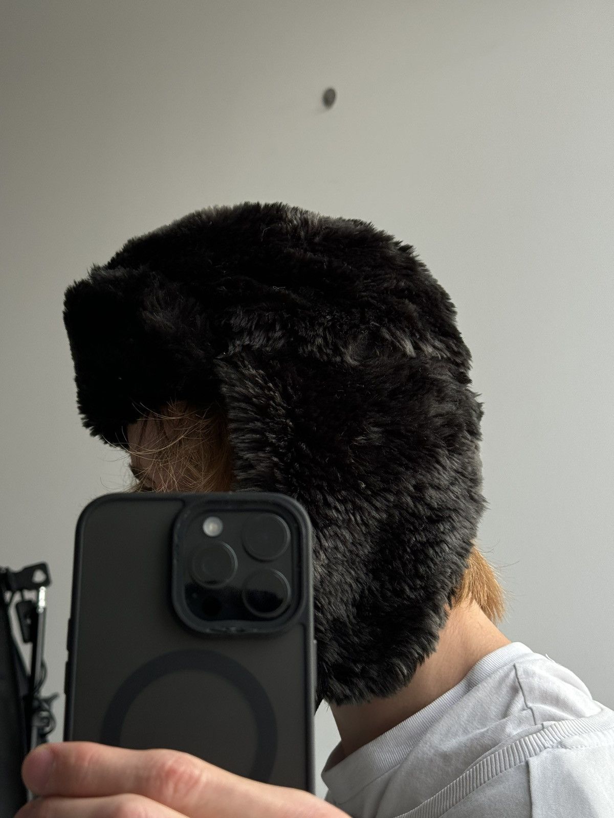 Hysteric Glamour × Japanese Brand Vintage fuzzy mohair japanese ushanka hat avant garde Size ONE SIZE - 21 Thumbnail