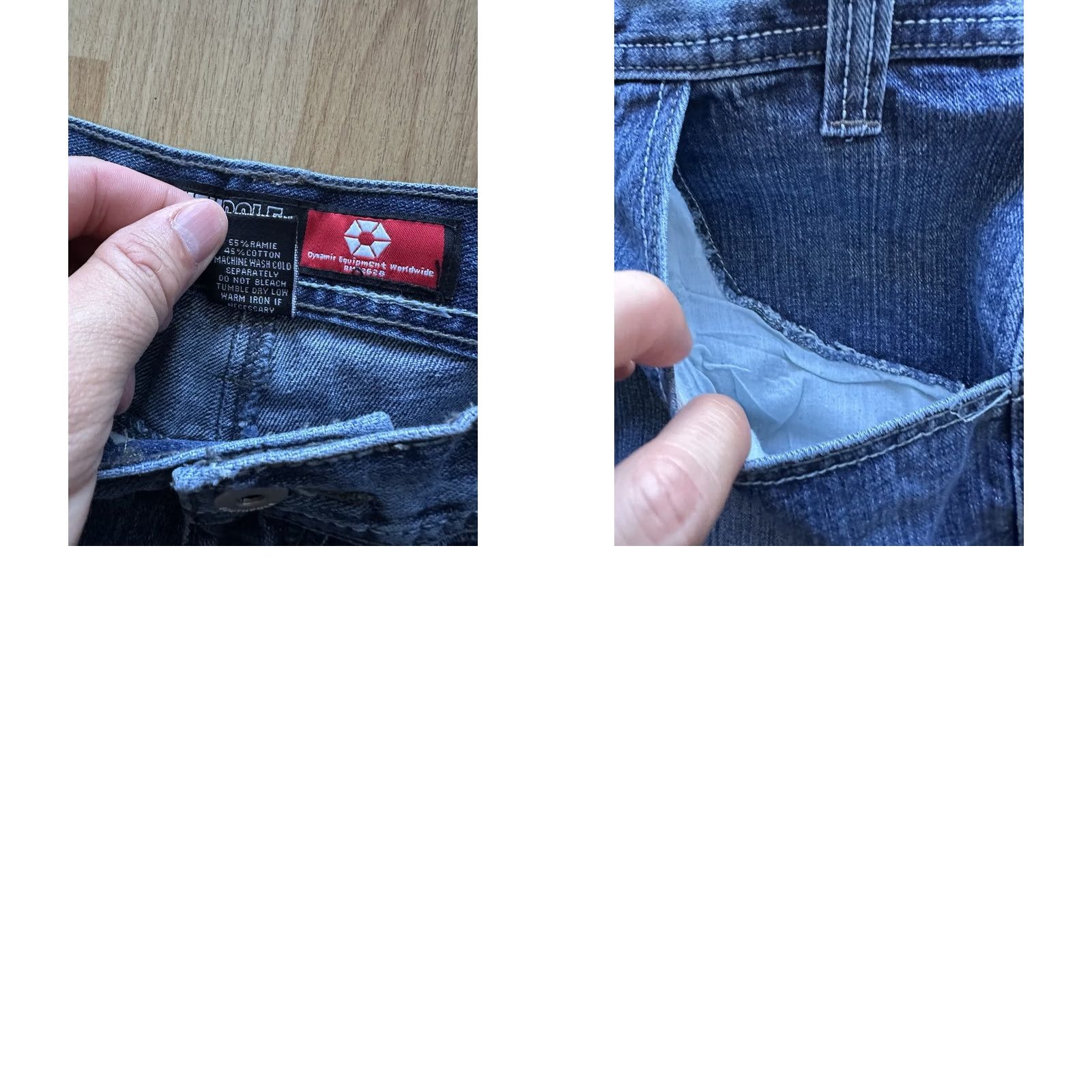 Southpole VINTAGE Southpole Bermuda Shorts Mens 36 Blue Cotton Denim 5-Pocket Relaxed High Rise 90s Hip Hop NWT rare Size US 36 / EU 52 - 8 Thumbnail