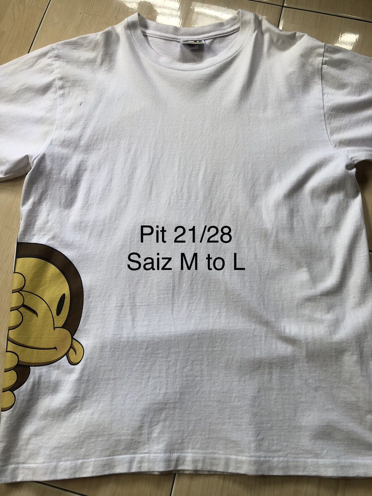 Bape × Vintage Bape X baby milo vintage Size US M / EU 48-50 / 2 - 1 Thumbnail