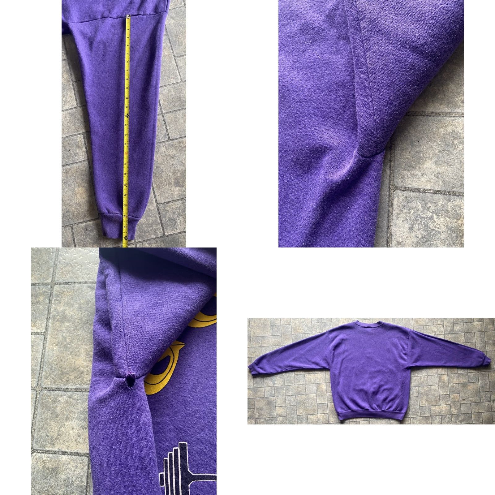 Vintage VINTAGE Gold's Gym Sweatshirt Pullover Logo Men’s 3XL Purple USA Size US XXL / EU 58 / 5 - 9 Thumbnail