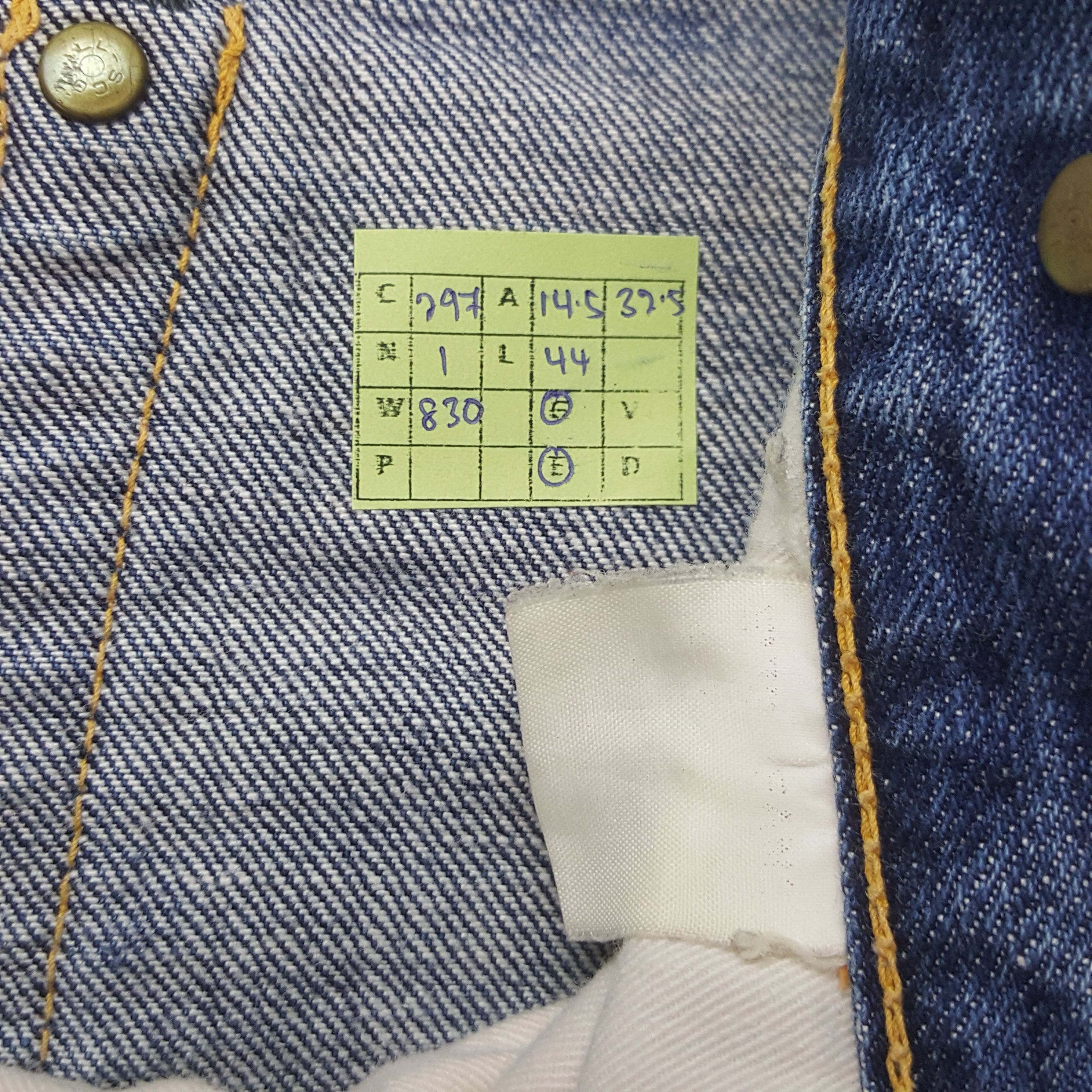 Evisu Vintage Evis Selvedge Daicock Art Denim Jeans C297N1 Size US 29 - 8 Thumbnail