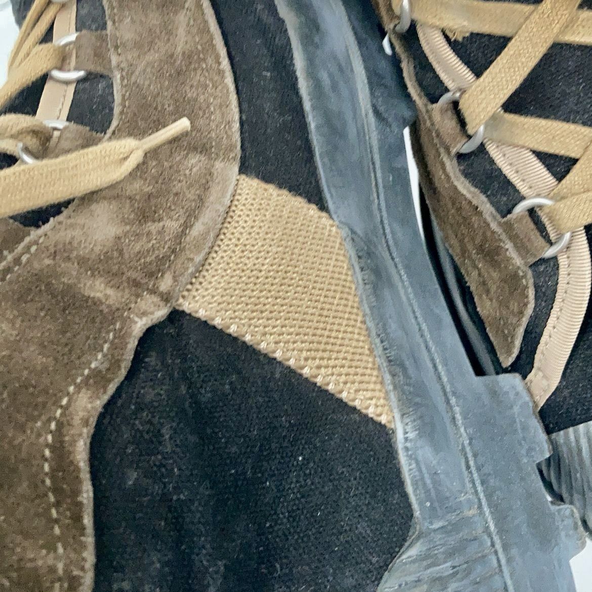 Acne Studios Daniel Suede Canvas Boots size 47 Size US 14 / EU 47 - 7 Thumbnail