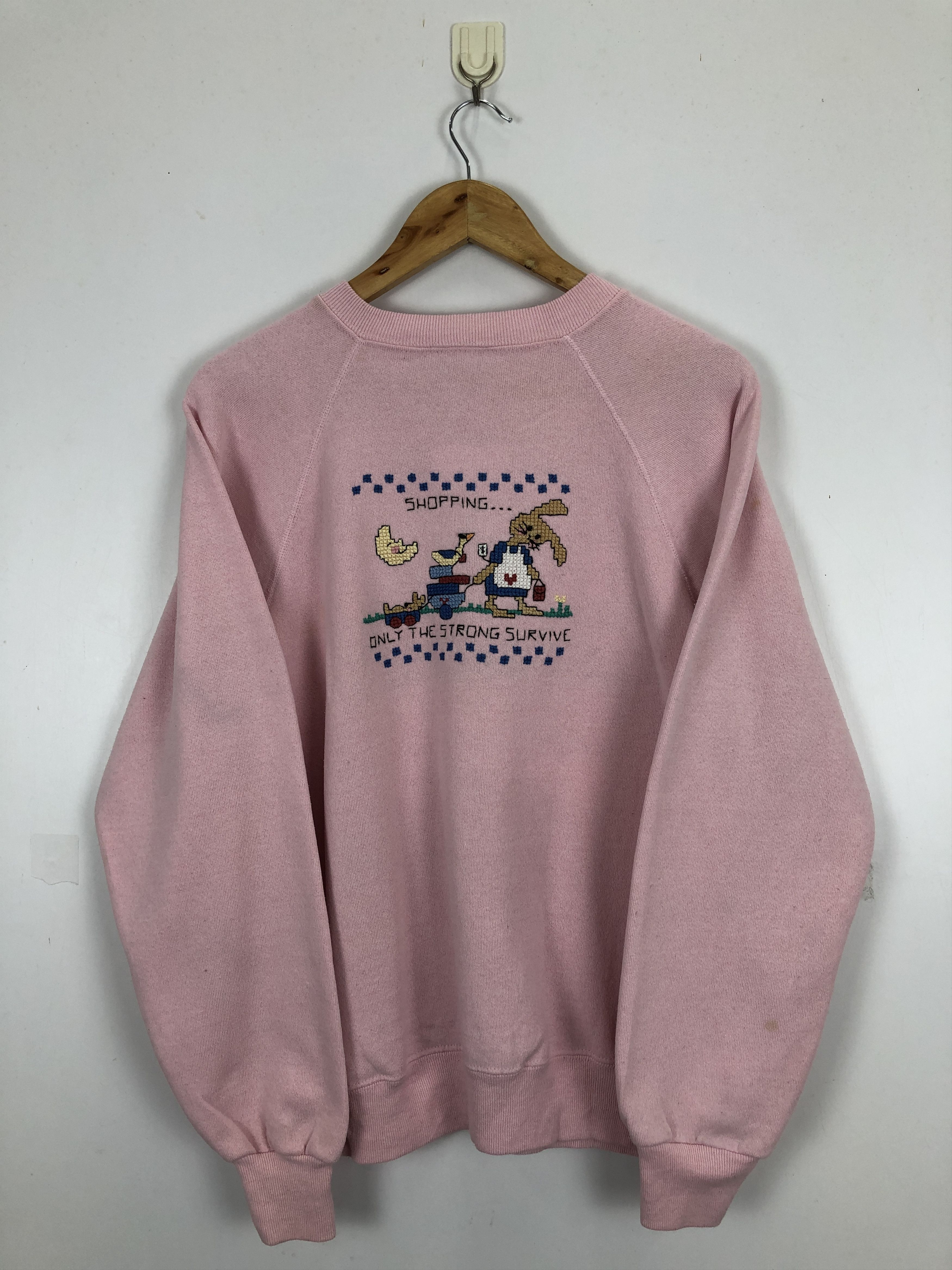 Cartoon Network × Lee × Vintage Vintage 90s Lee Cartoon Block Graphic Pullover Sweatshirt Size US L / EU 52-54 / 3 - 3 Thumbnail
