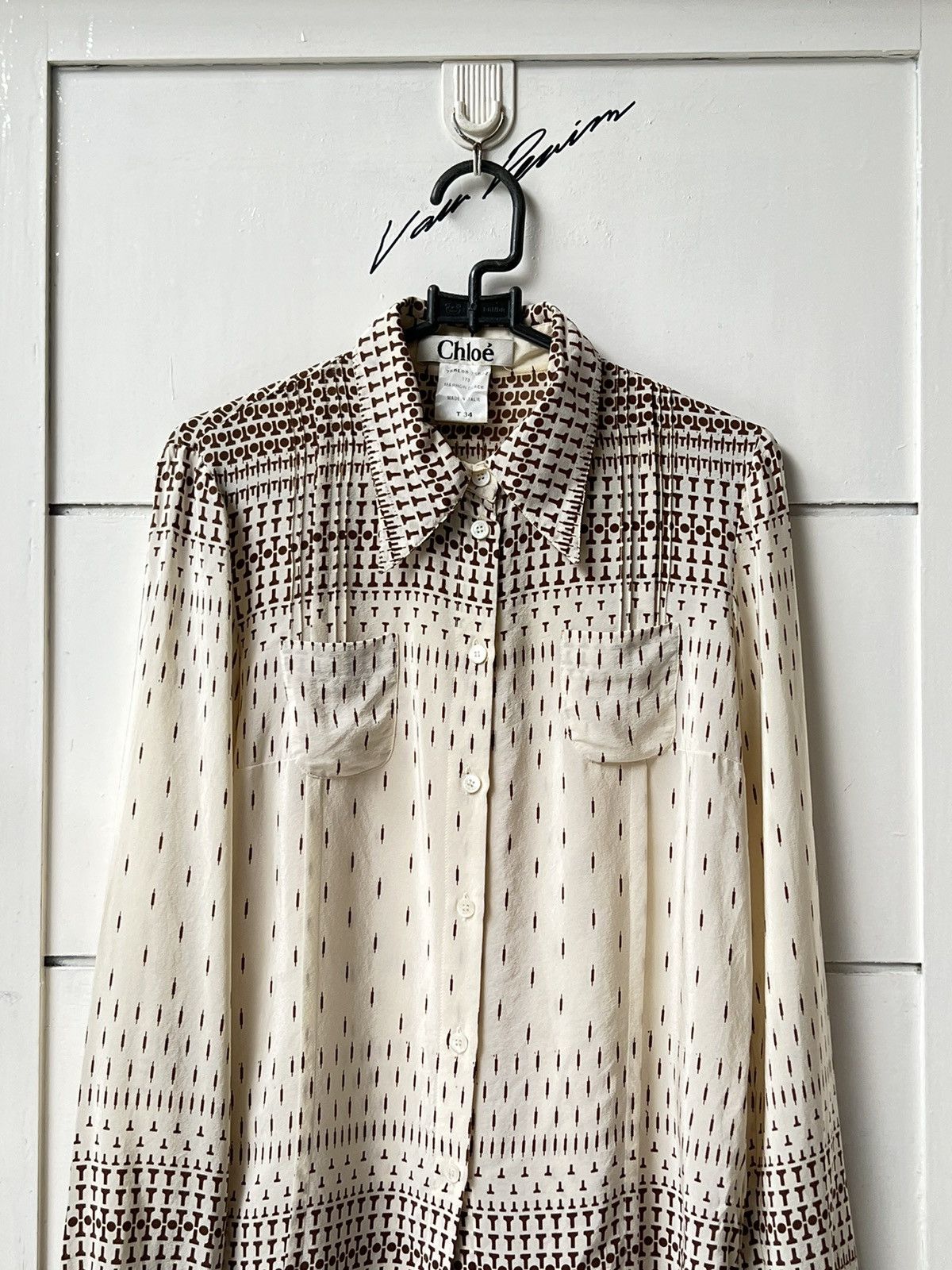 Chloe Chloe Motive Shirt Size XS / US 0-2 / IT 36-38 - 10 Thumbnail