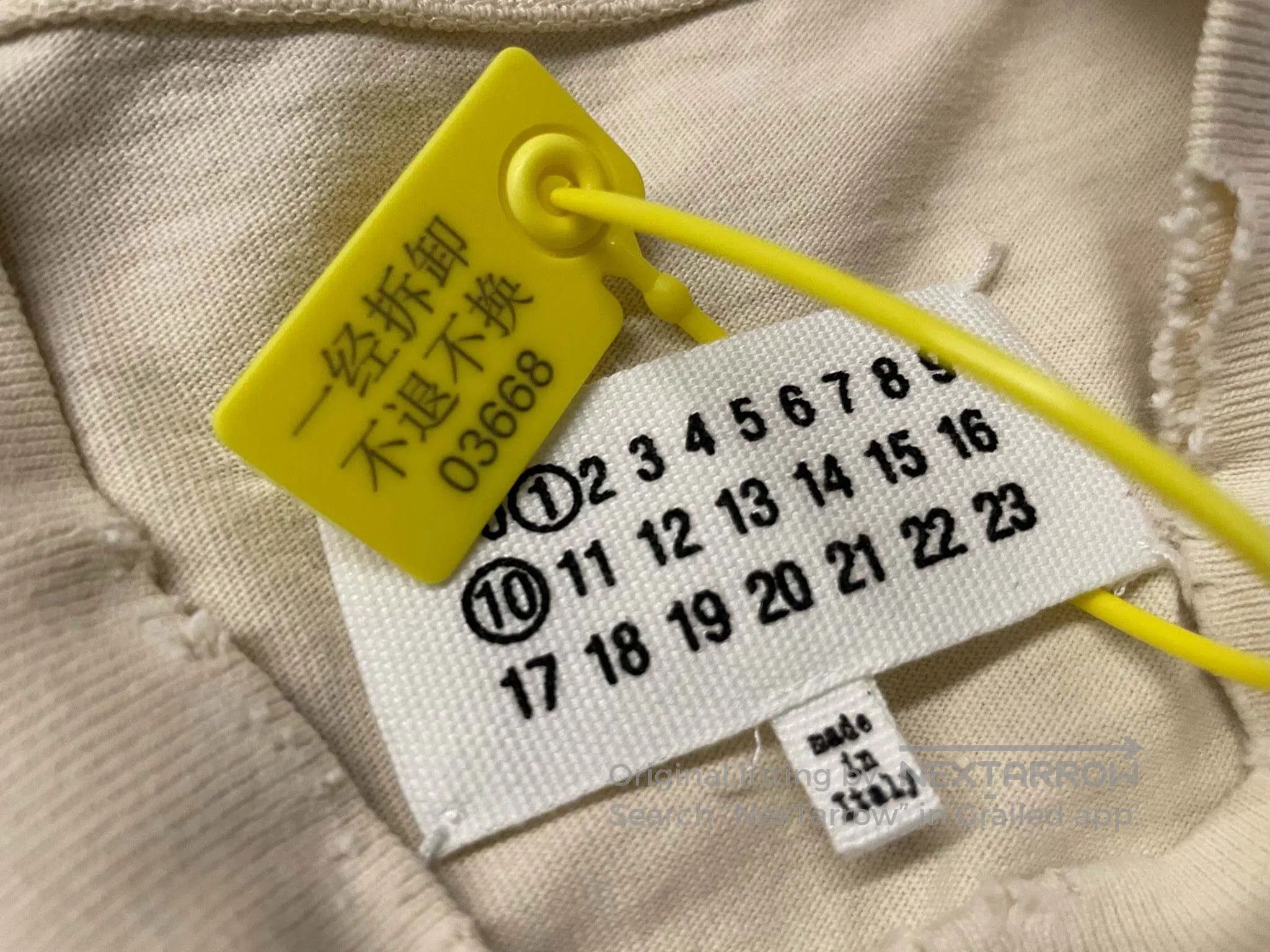 Maison Margiela Maison Margiela Hand-Drawn Logo Short Sleeve T-Shirt Size US L / EU 52-54 / 3 - 5 Thumbnail