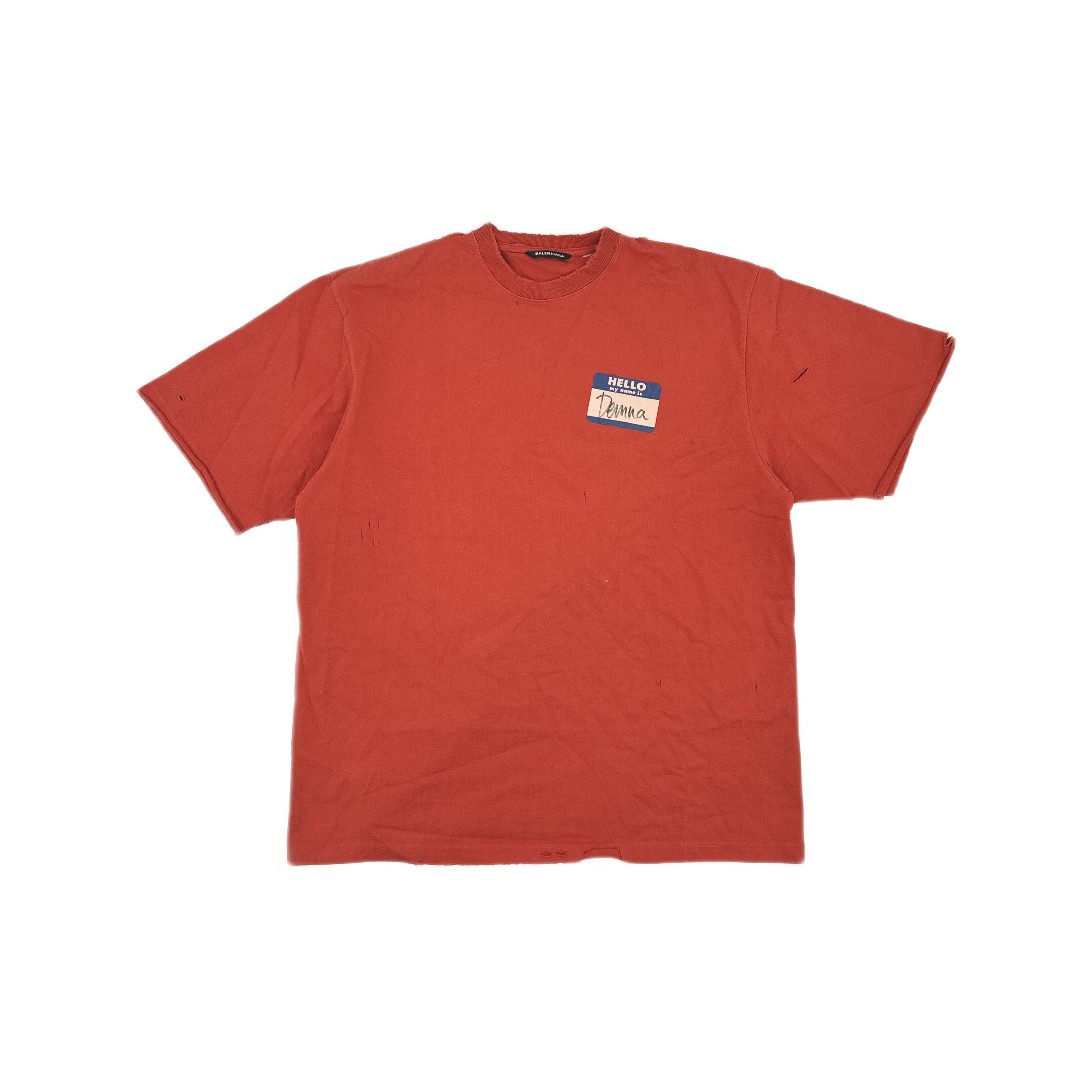 Balenciaga Balenciaga Hello Print T-Shirt Size S Size US S / EU 44-46 / 1 - 1 Thumbnail