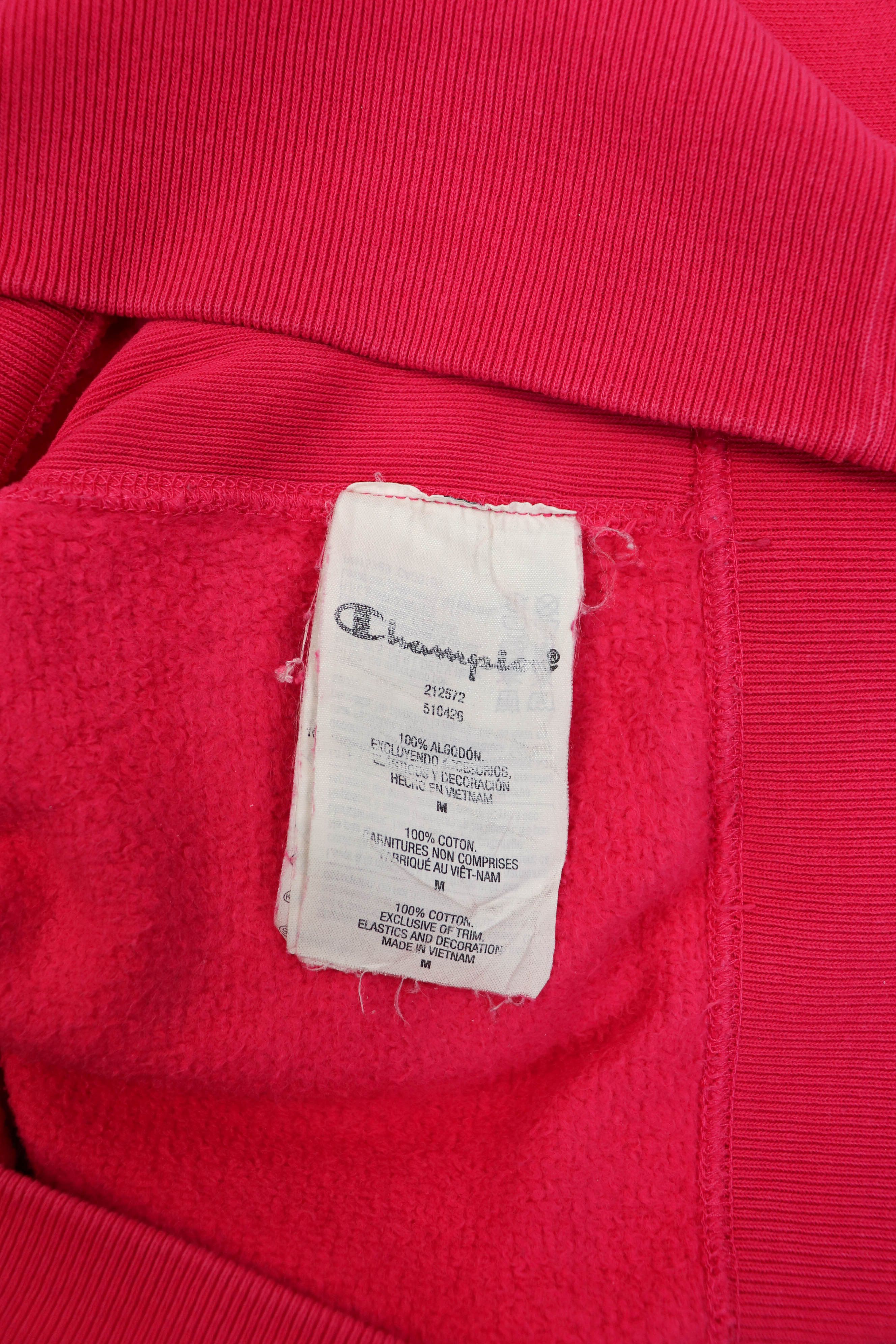 Champion Champion Reverse Weave Warm Up Pink Crewneck Sweatshirt Size M / US 6-8 / IT 42-44 - 13 Thumbnail