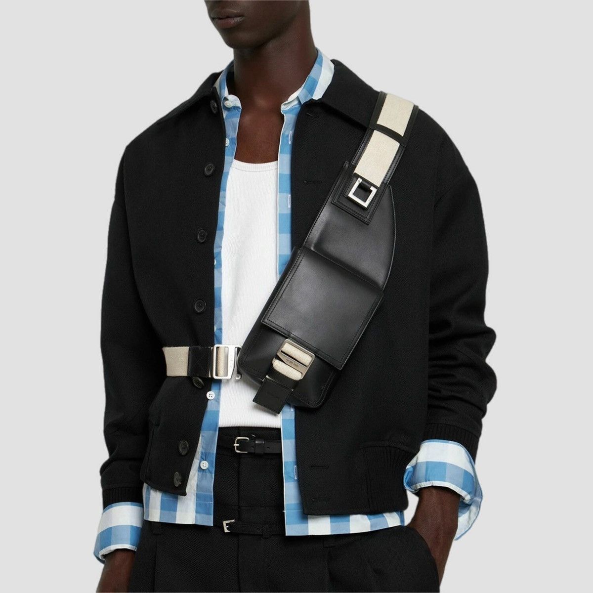 Jacquemus Jacquemus La Banane Cuerda Side Bag Black Size ONE SIZE - 4 Thumbnail